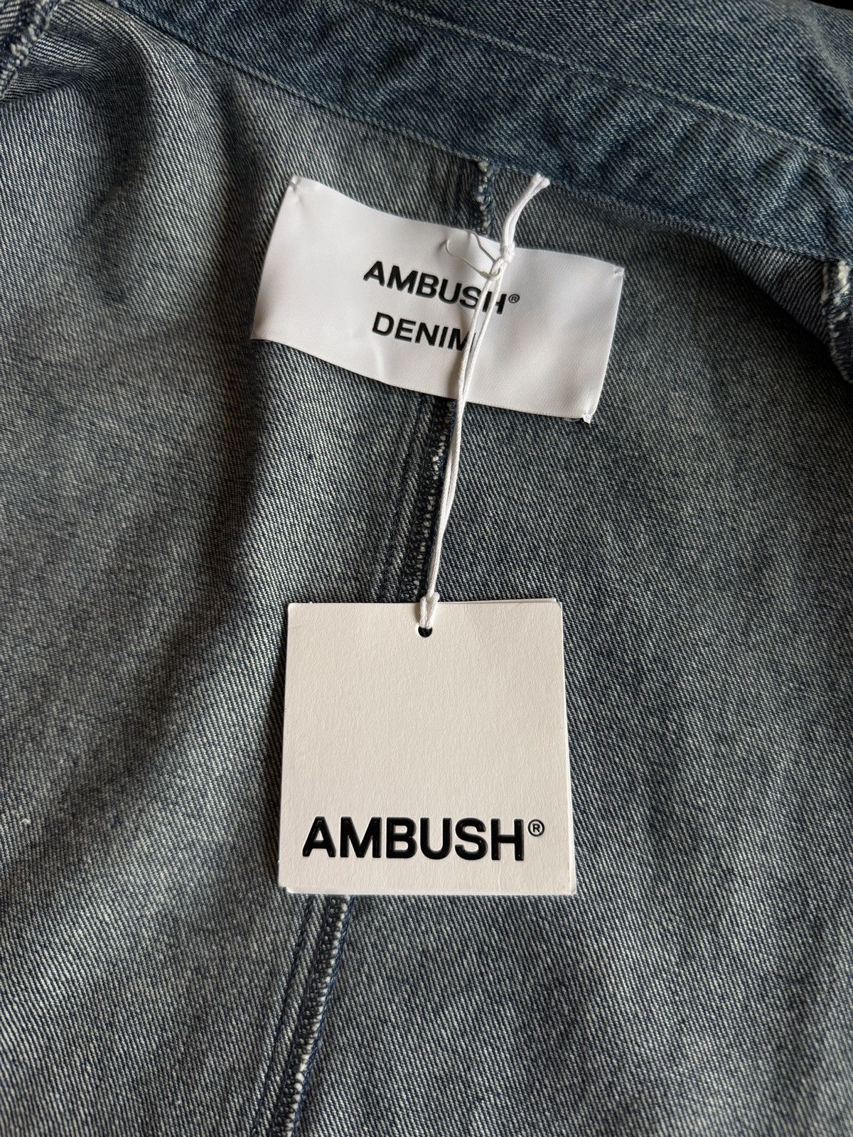 Ambush Design Indigo patchwork denim shirt Size US L / EU 52-54 / 3 - 6 Thumbnail