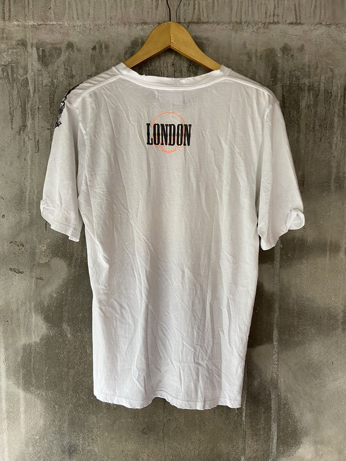 Beauty Beast × Hysteric Glamour × Japanese Brand WITCHES SABBATH MOUSSY KNIT 2 IN 1 HYDROGEN DISTRESSED TEE Size US M / EU 48-50 / 2 - 17 Thumbnail