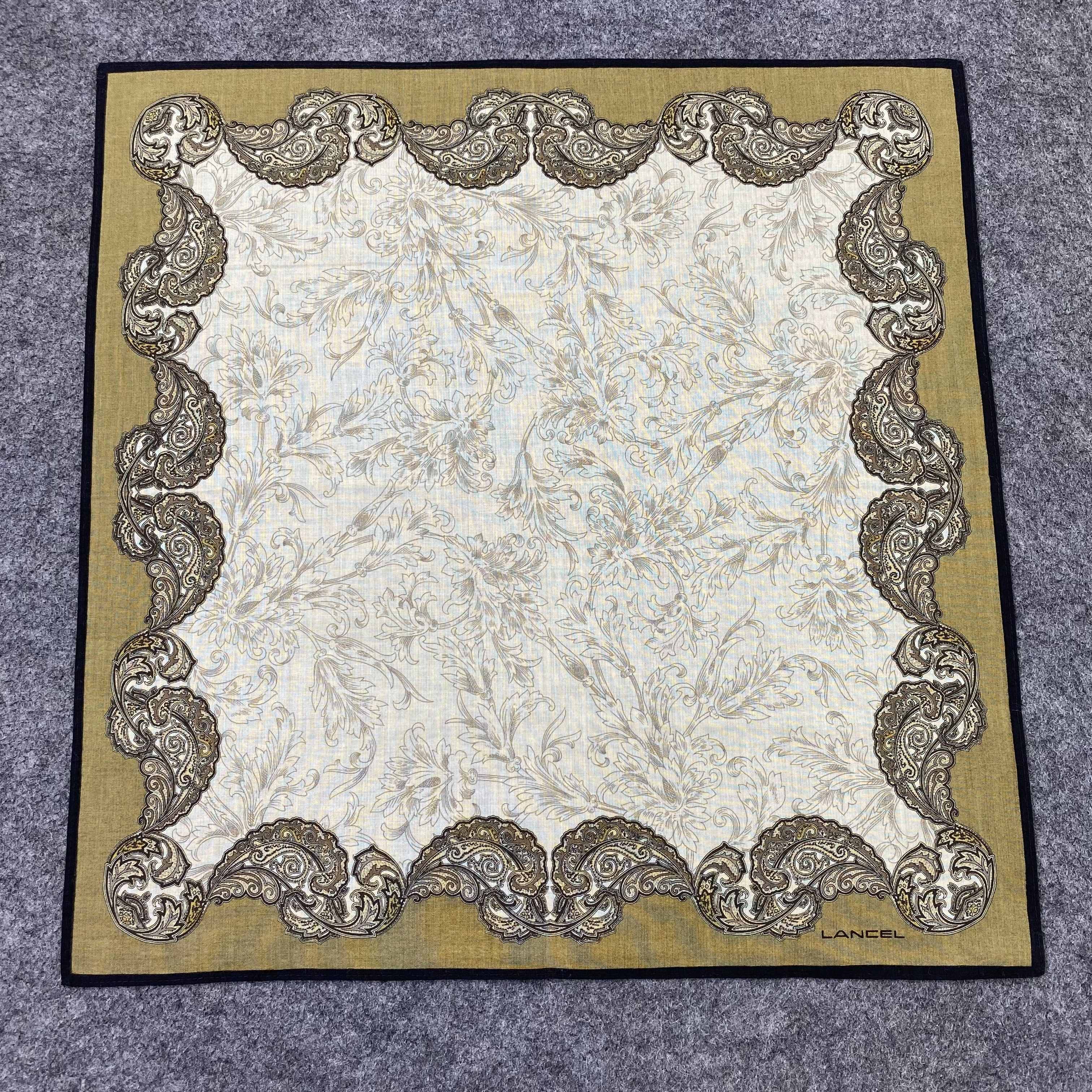 Lancel Lancel Paislee Handkerchief Neckerchief Bandana-B1898 Size ONE SIZE - 3 Thumbnail