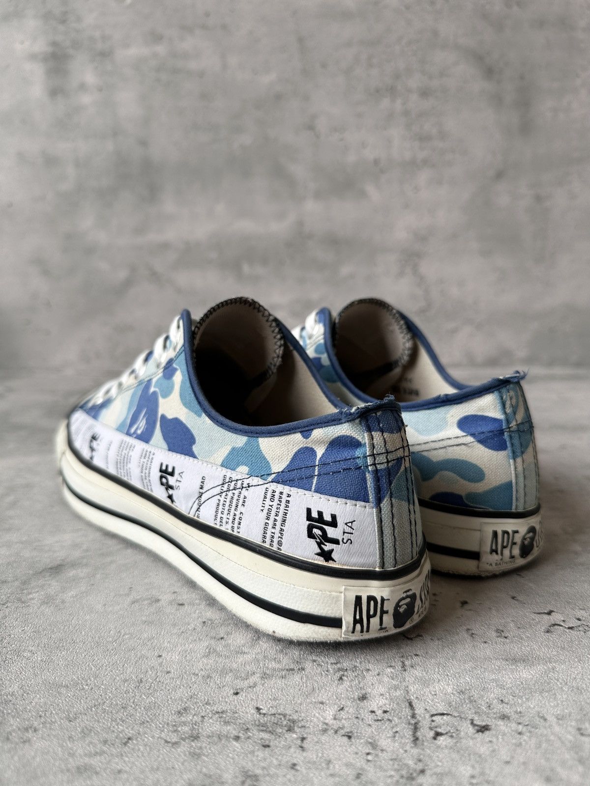 Bape ABC CAMO APE STA LOW Size US 10 / EU 43 - 7 Thumbnail