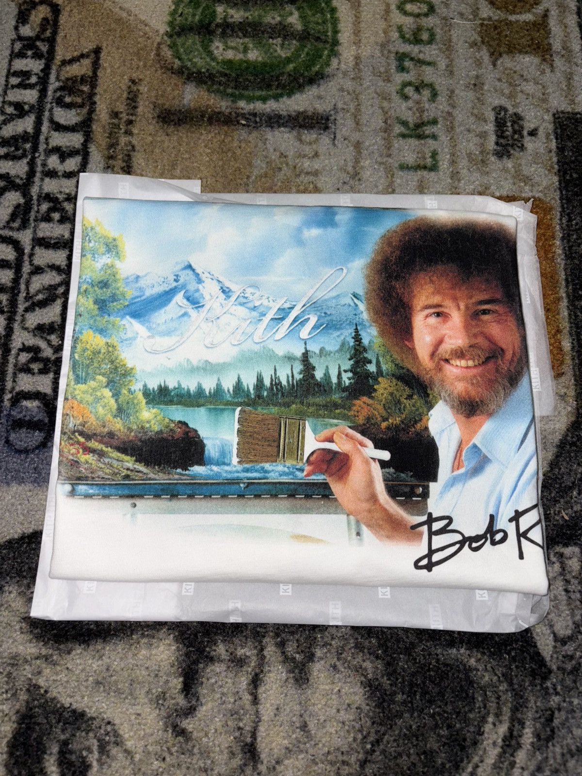 Kith KITH X BOB ROSS PORTRAIT TEE WHITE Size US L / EU 52-54 / 3 - 1 Thumbnail