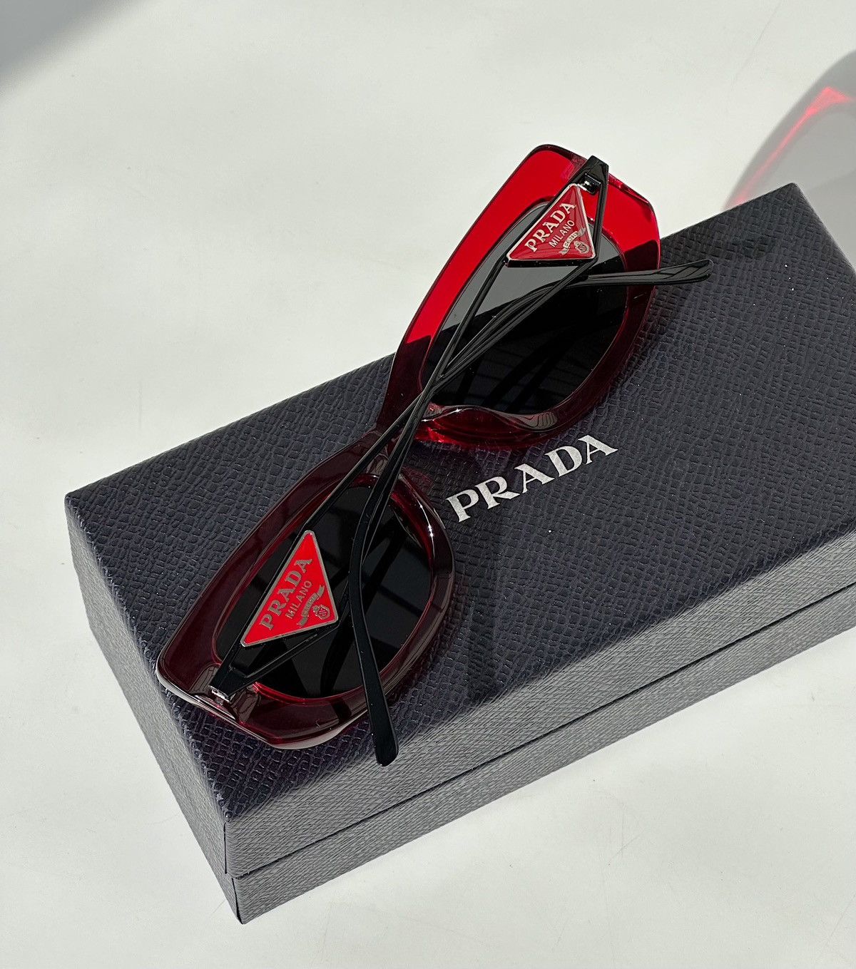 Raf Simons *NEW*PRADA 2023 Runway Symbole Sunglasses SPR14Y archive rap ...