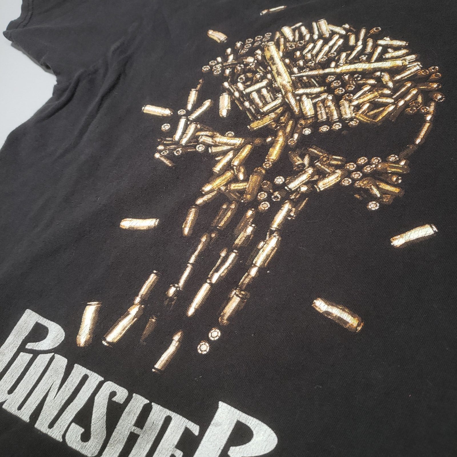 Marvel Comics y2k Marvel Comics The Punisher Bullet Guns Skull Logo Mens M Size US M / EU 48-50 / 2 - 2 Thumbnail