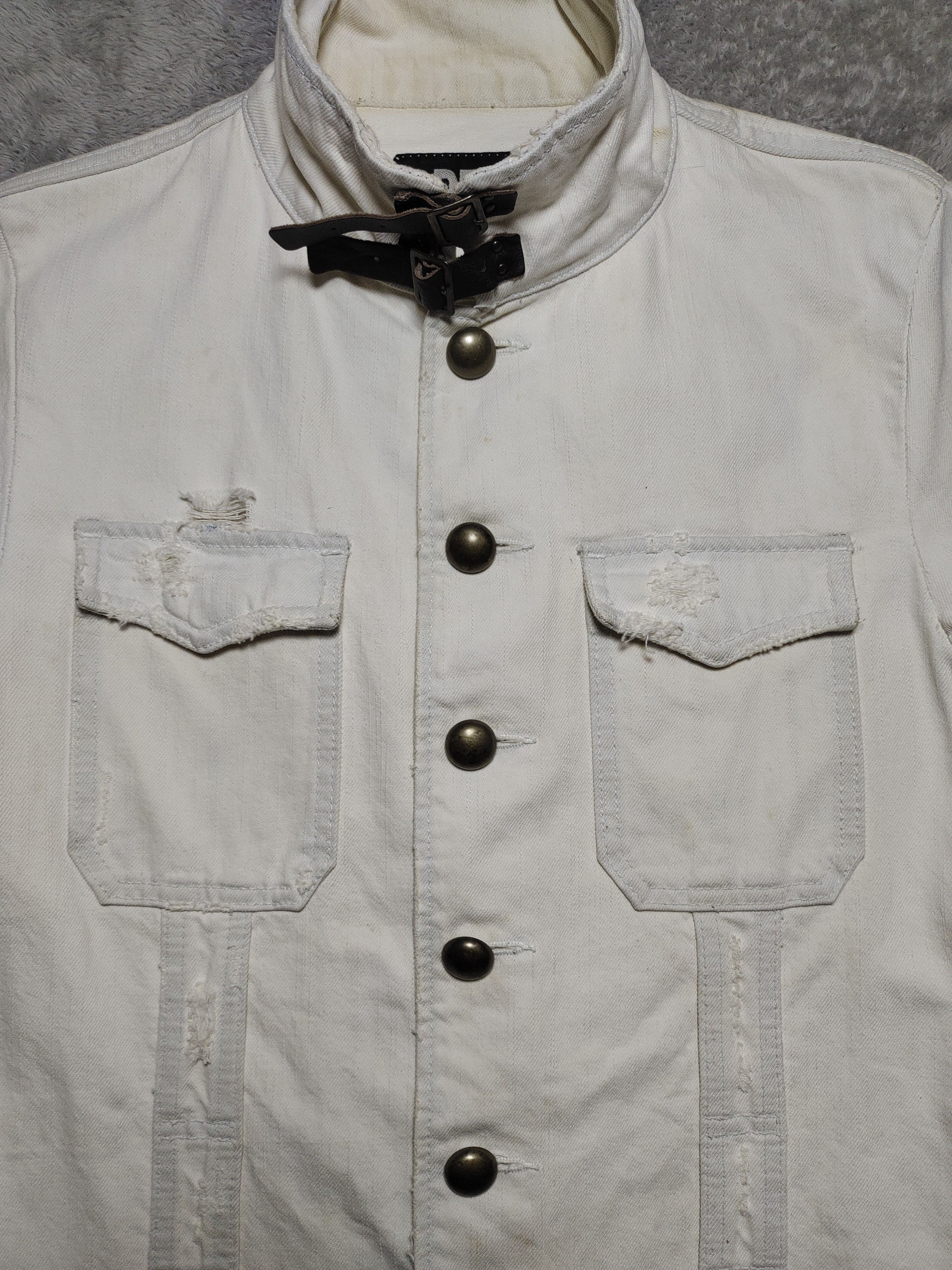 PPFM VINTAGE PPFM WHITE DISTRESSED DENIM Size US M / EU 48-50 / 2 - 5 Thumbnail