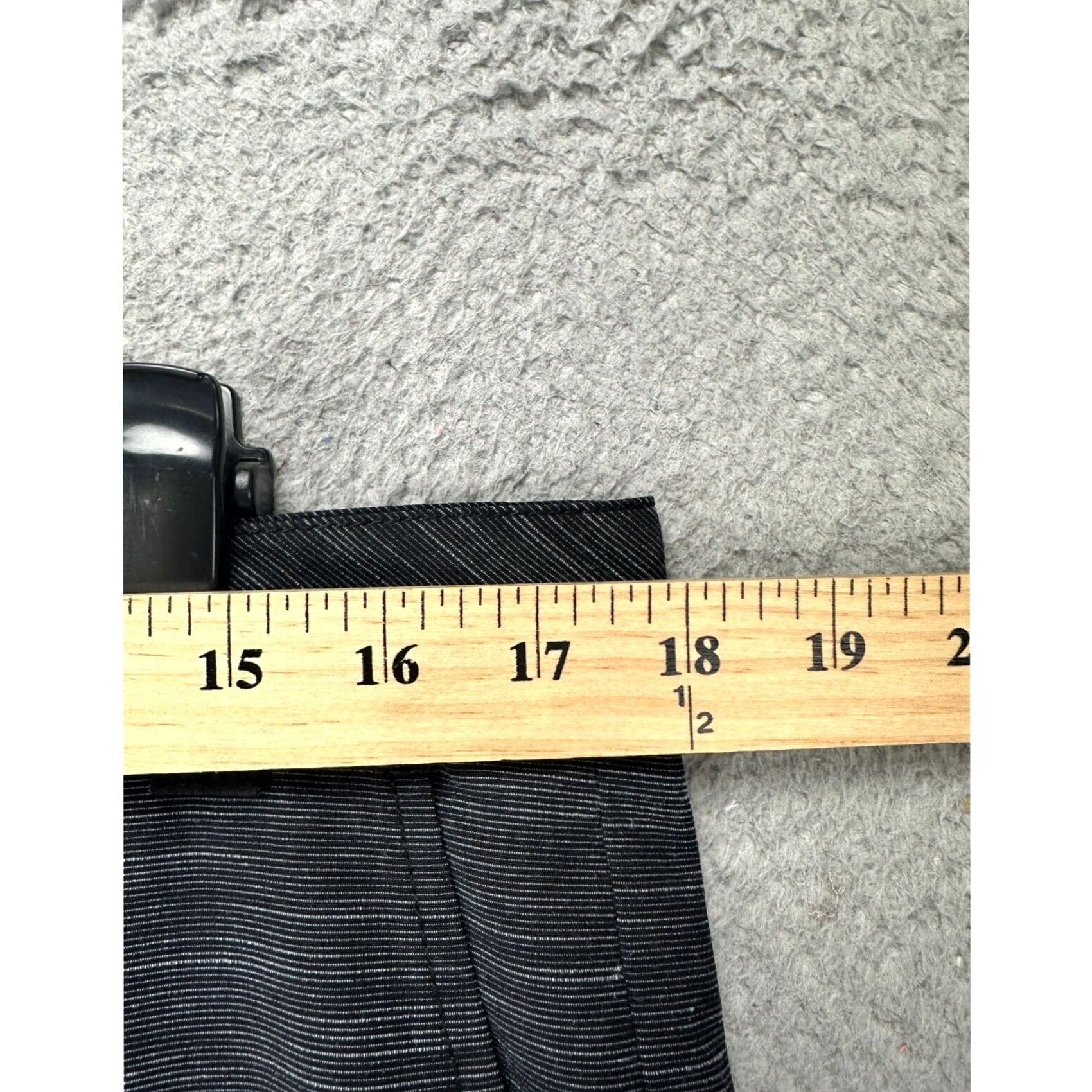 TravisMathew Travis Mathew Shorts Mens 34 Dark Grey Stripes Chinos Flat Front Golf Stretch Athletic Casual Outdoor Size US 34 / EU 50 - 7 Thumbnail