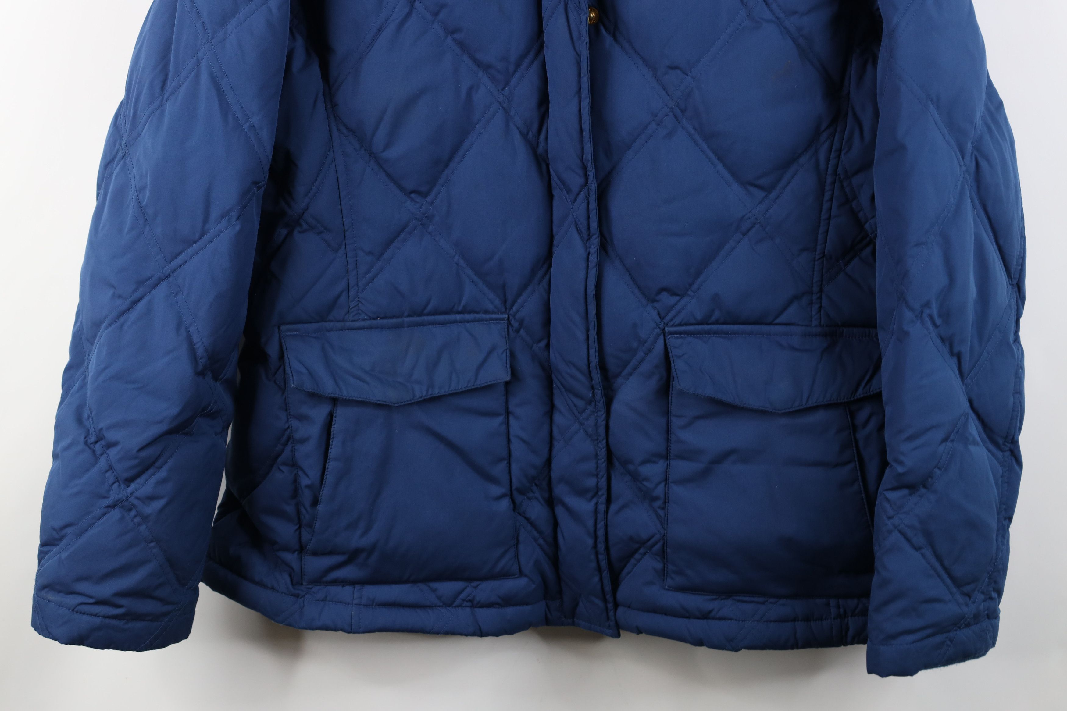 Lands' End Vintage Y2K Lands End Quilted Duck Down Puffer Jacket Size L / US 10 / IT 46 - 3 Thumbnail