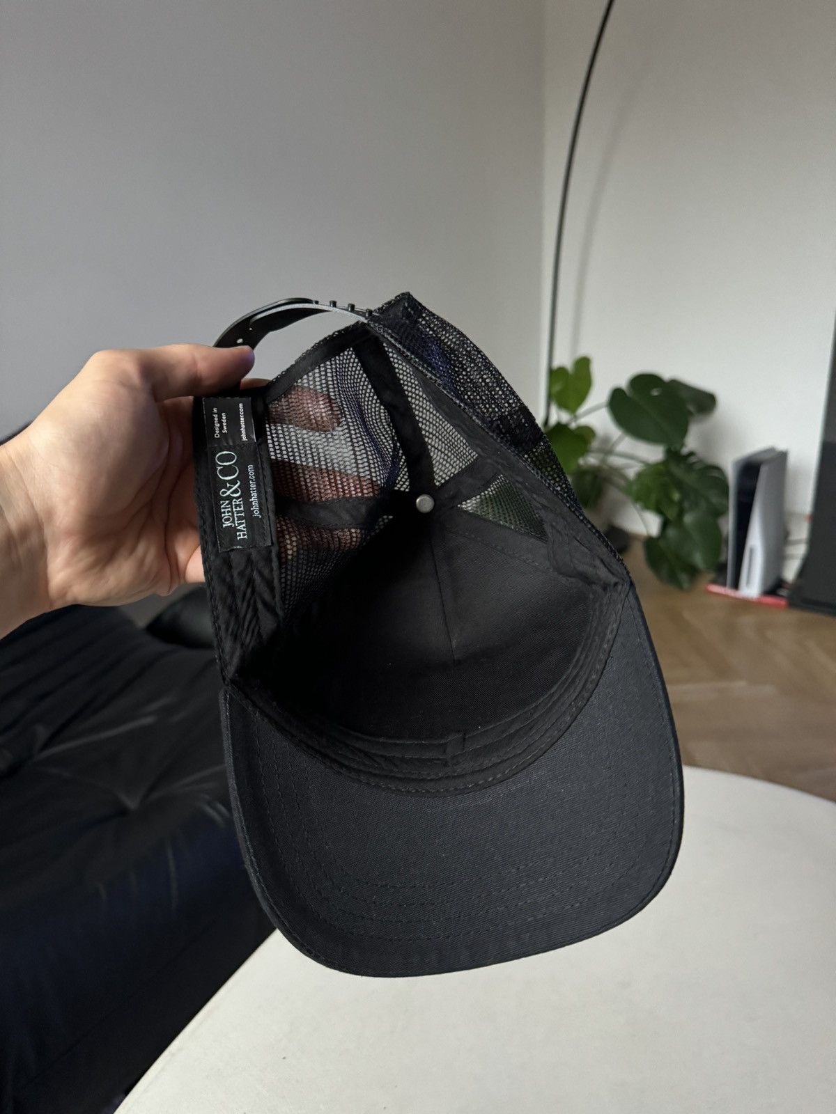 Vintage John Hatter & Co FUCK YOU HOW ABOUT THAT Black Trucker Hat Size ONE SIZE - 2 Thumbnail