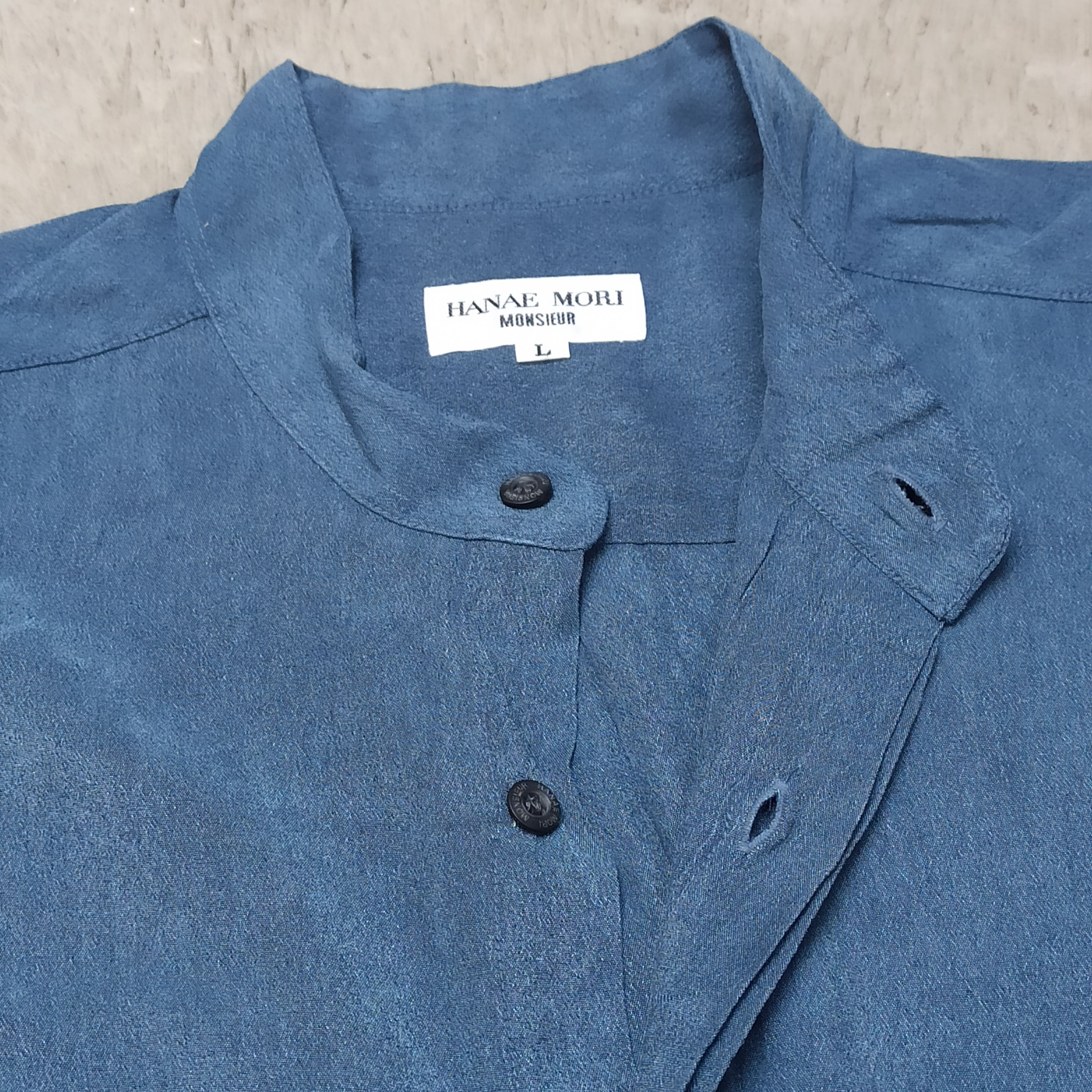 Hanae Mori Casual Shirt Hanae Mori Monsieur Size US L / EU 52-54 / 3 - 3 Thumbnail