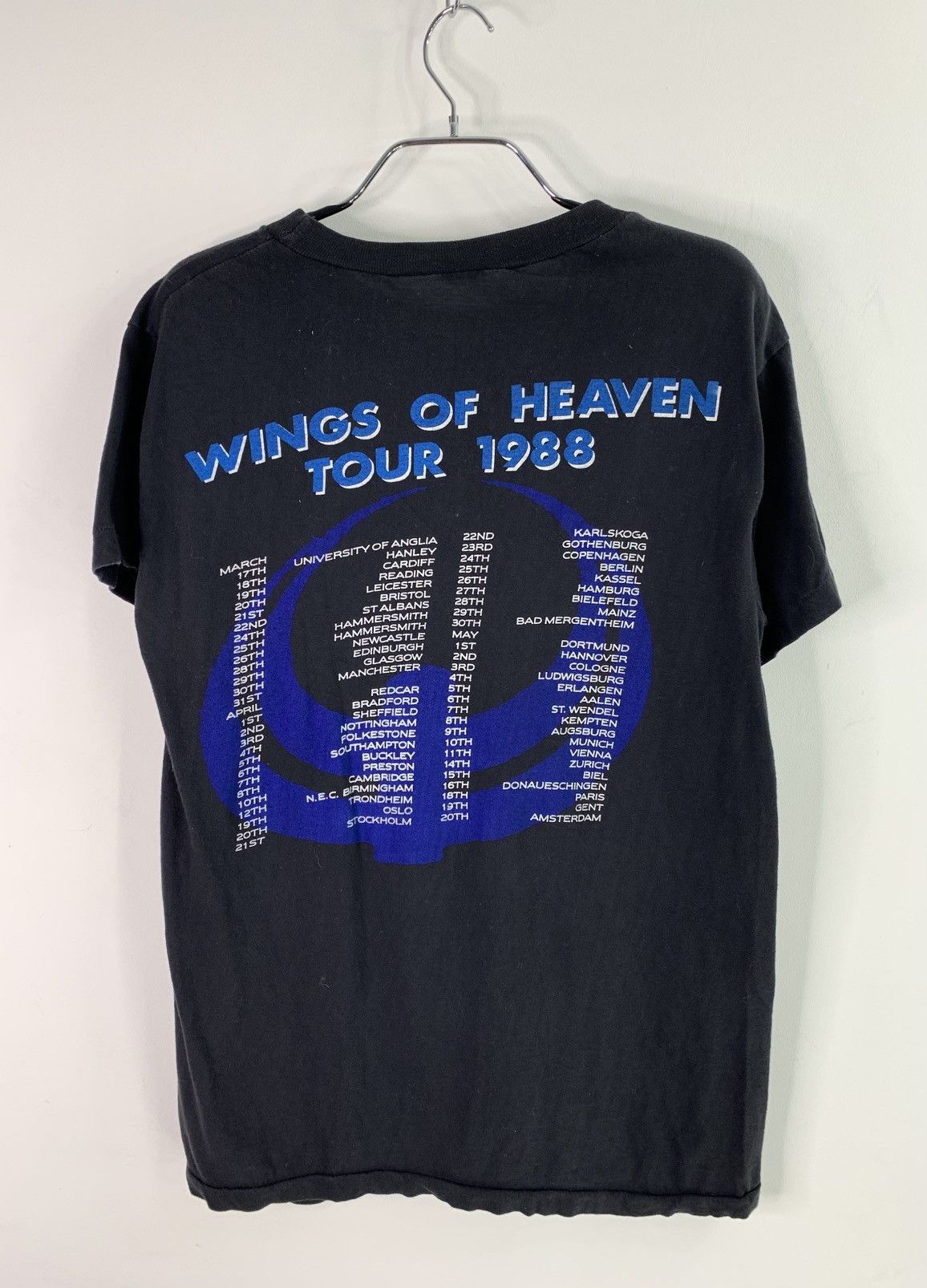 Band Tees × Vintage Vintage Magnum Wings Of Heaven Tour 1988 T-Shirt S/M Size Size US S / EU 44-46 / 1 - 3 Thumbnail