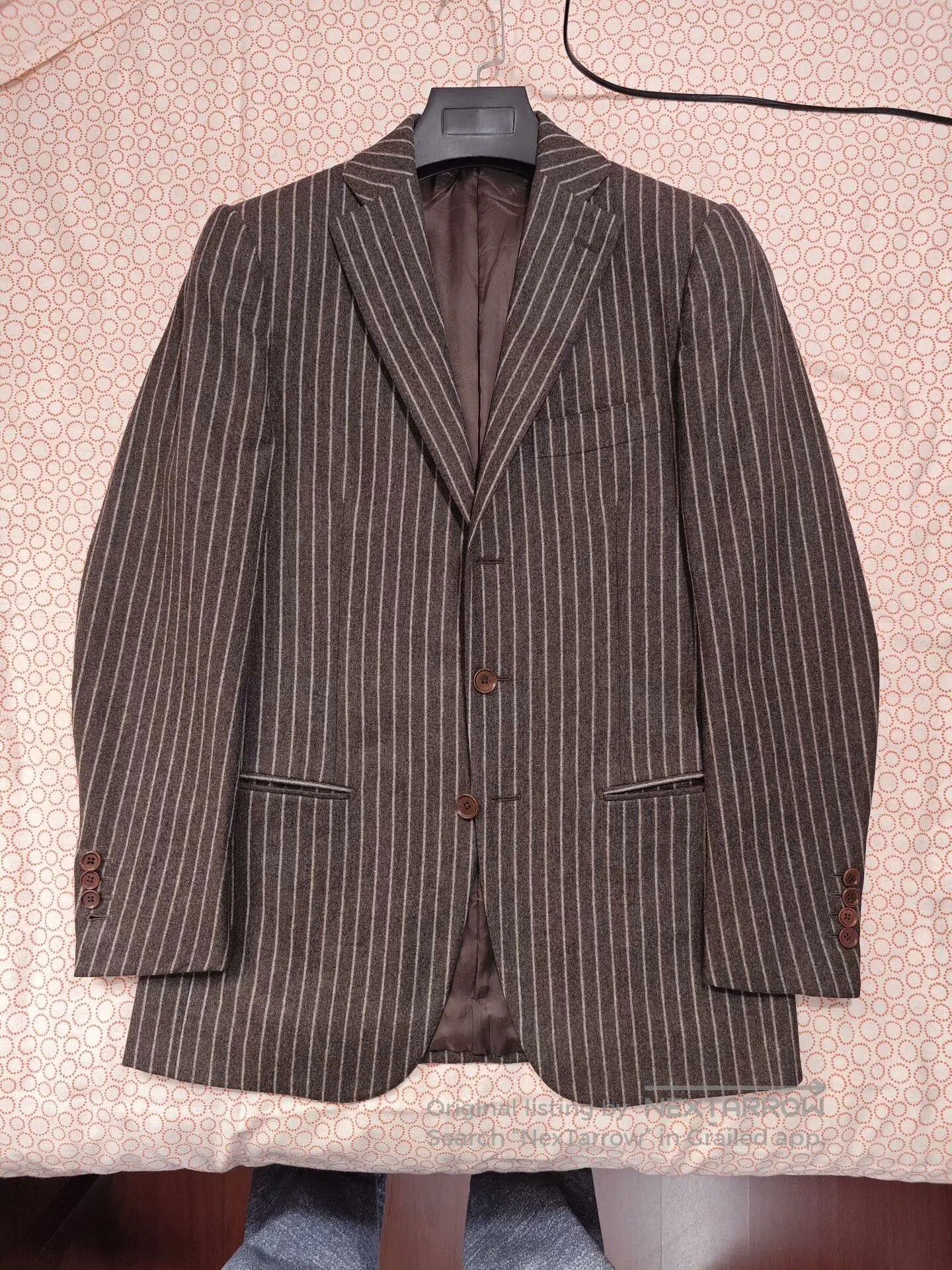 Isaia Isaia Wool Blazer with Stripes. Size US S / EU 44-46 / 1 - 5 Thumbnail