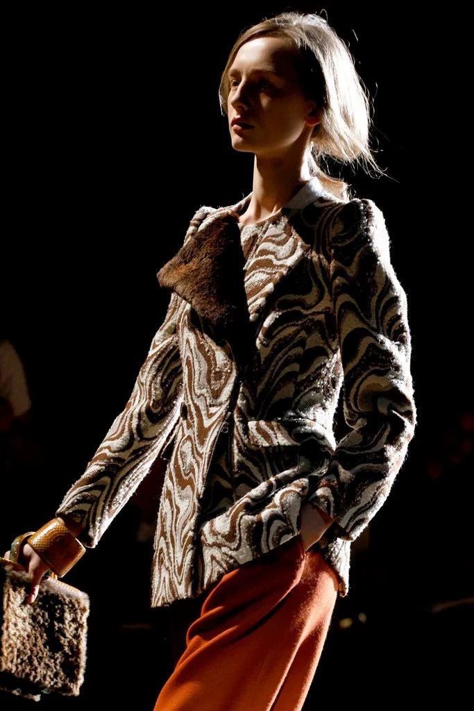 Dries Van Noten DRIES VAN NOTEN size:40 Water ripple wool suit jacket Size L / US 10 / IT 46 - 2 Thumbnail