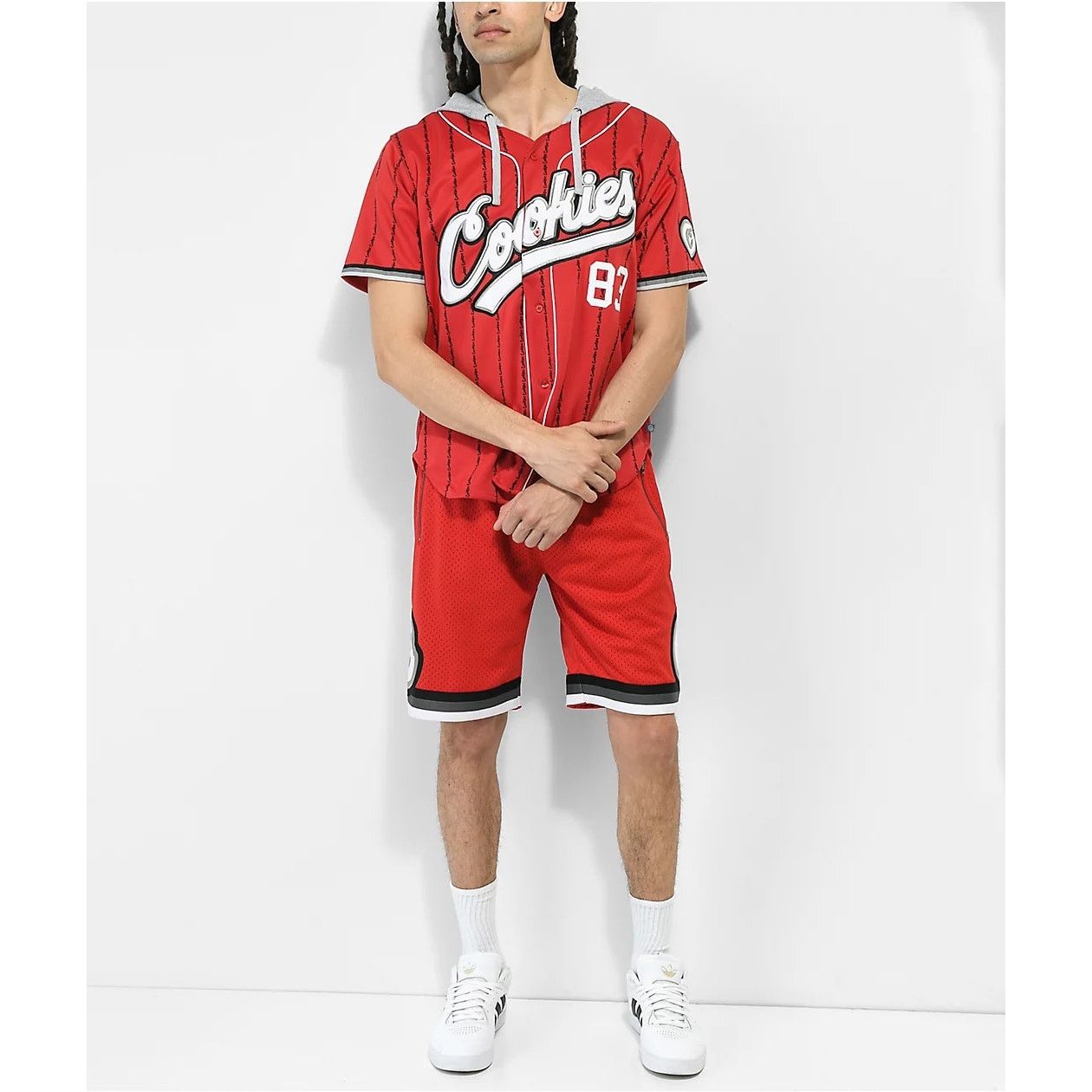 Cookies Cookies SF Clothing Embroidered Hooded Baseball Jersey Shirt Size US XXL / EU 58 / 5 - 8 Thumbnail