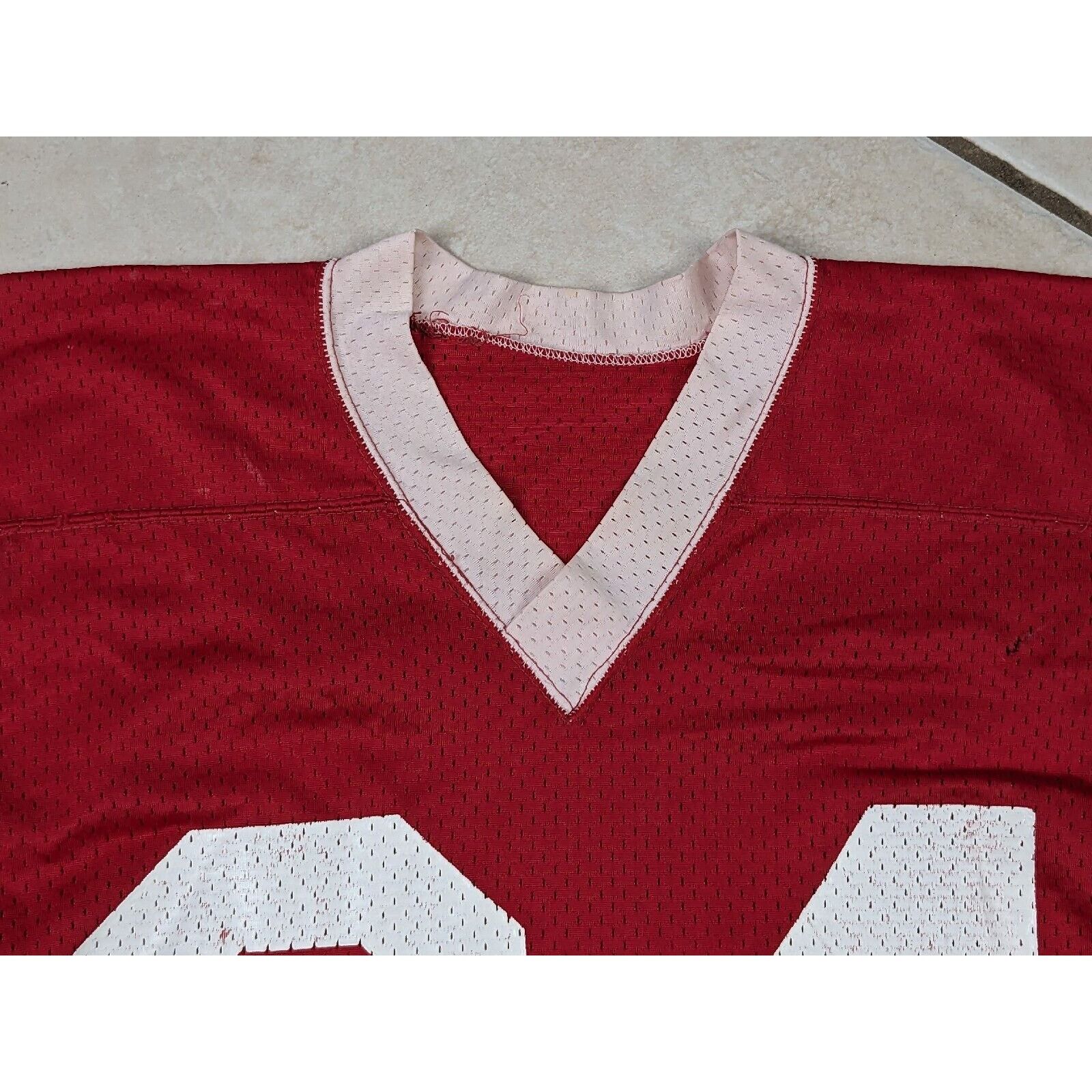 Champion Vtg 1970'S Champion Products Practice JERSEY Red USA RARE Size US M / EU 48-50 / 2 - 4 Thumbnail