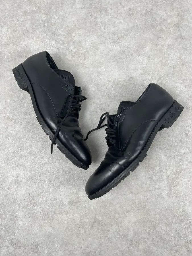 Louis Vuitton Louis Vuitton Black Modern Classy Leather Derby Shoes Size US 7.5 / EU 40-41 - 3 Thumbnail