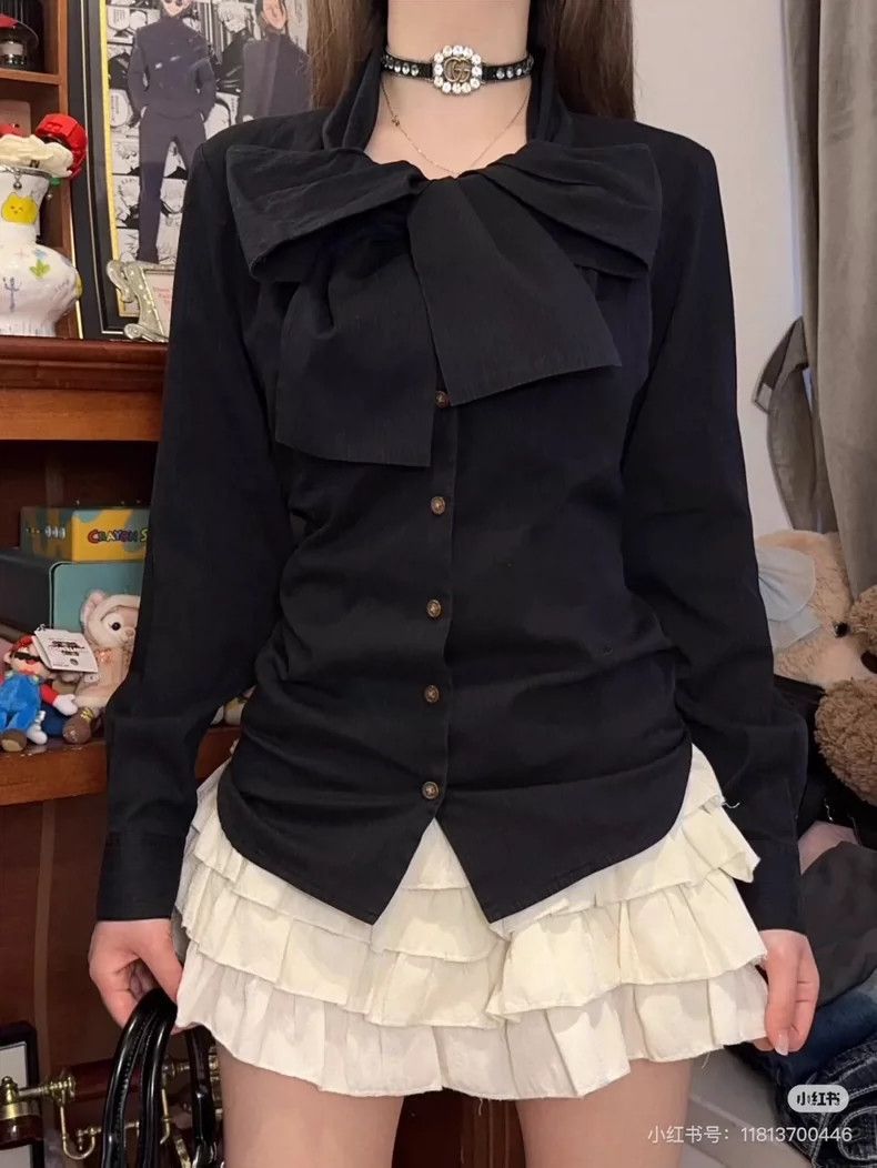 Vivienne Westwood Vivienne Westwood Big bow tie shirt Size M / US 6-8 / IT 42-44 - 2 Thumbnail