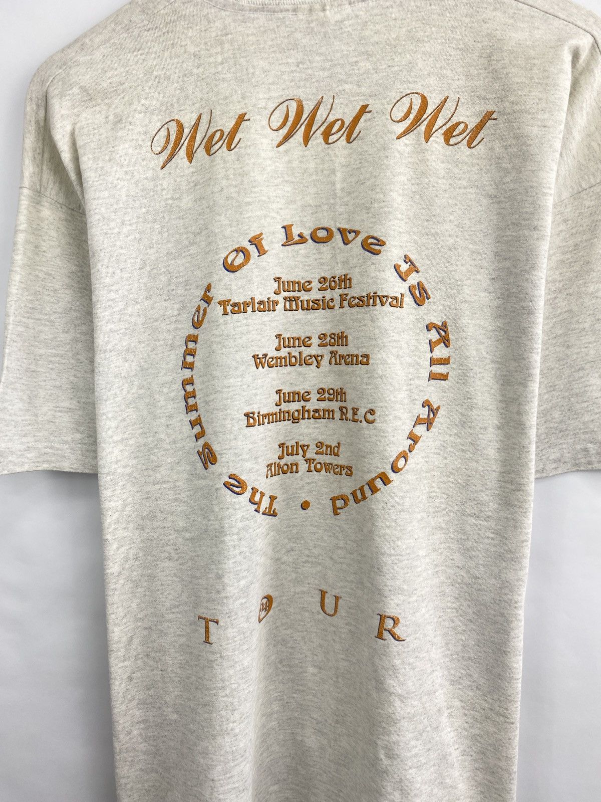 Band Tees Vintage 1994 Wet Wet Wet Tour Band T-Shirt Rare Retro Y2K Size US XL / EU 56 / 4 - 9 Thumbnail