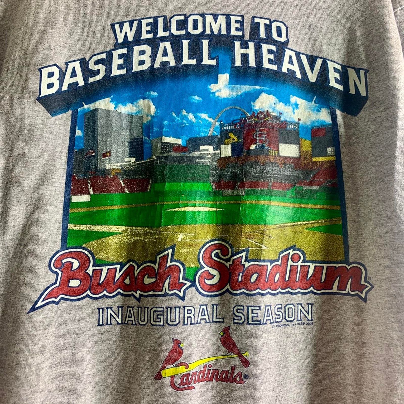 Lee vintage 2006 MLB ST LOUIS CARDINALS BUSCH STADIUM tee shirt Size US XL / EU 56 / 4 - 1 Thumbnail