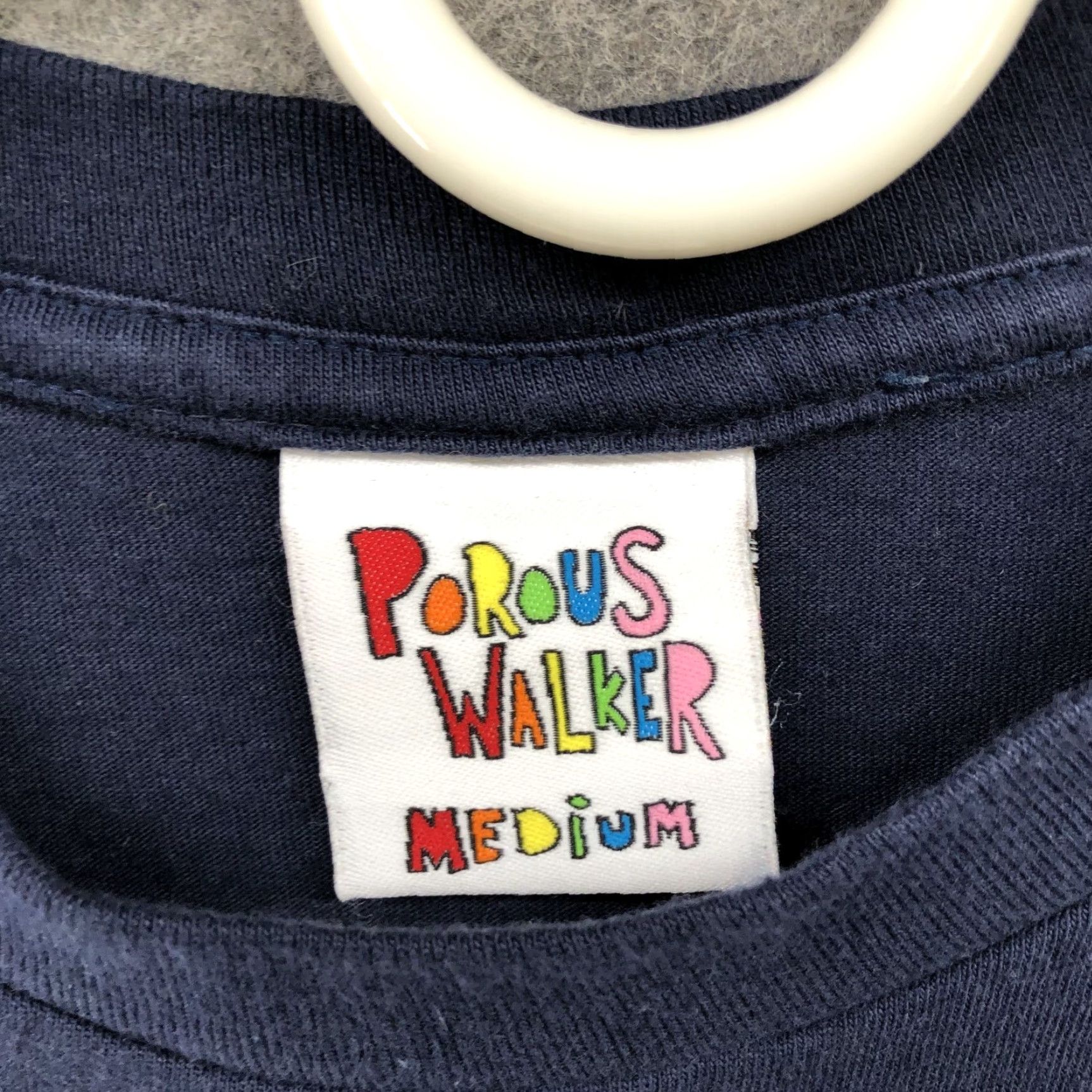 Vintage Pourous Walker Men’s Graphic T-Shirt Size M Navy Short Sleeve Cotton Art Nature Hippie Crewneck Size US M / EU 48-50 / 2 - 6 Thumbnail