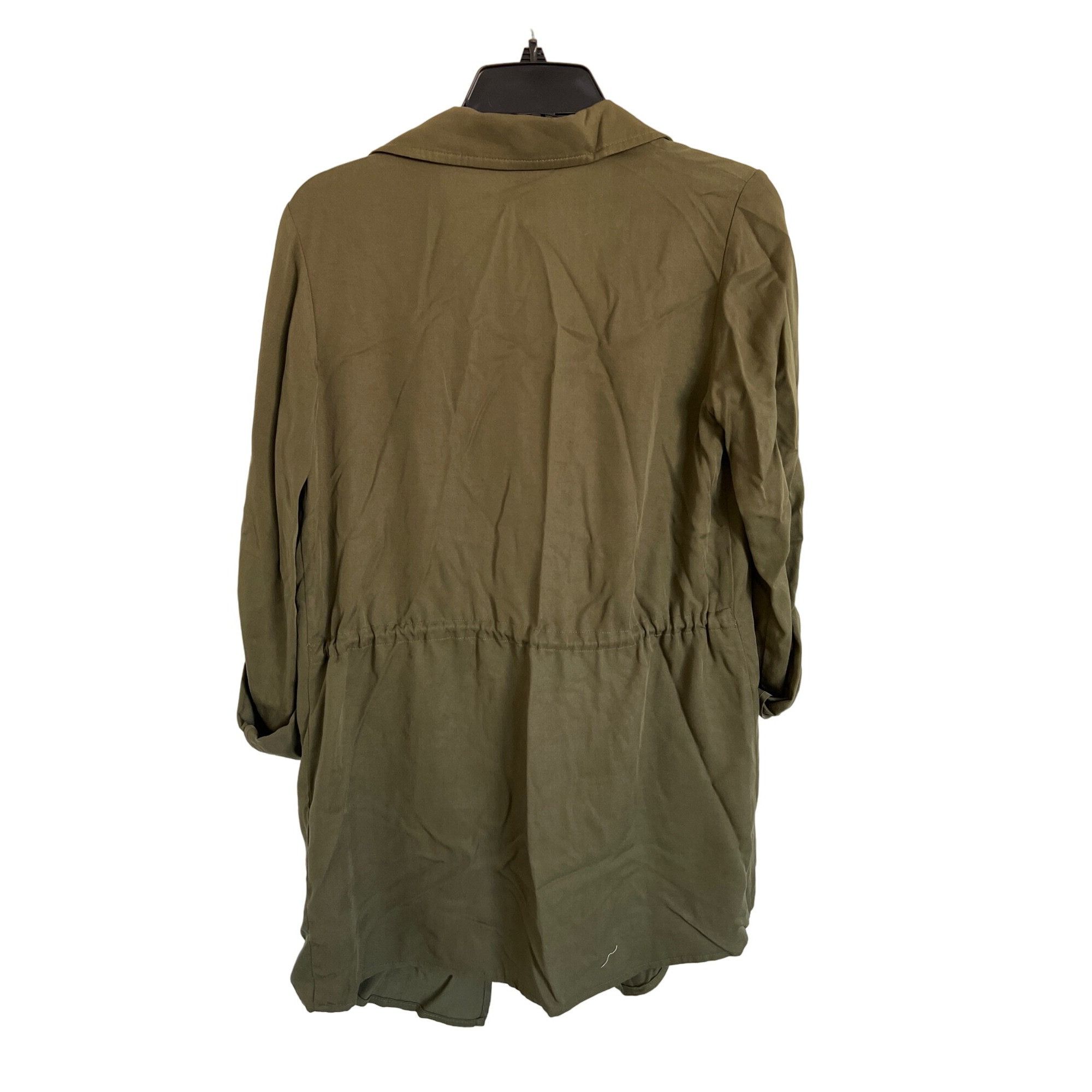 H&M H&M Hunter Green Lyocell Duster Jacket Size S / US 4 / IT 40 - 5 Thumbnail