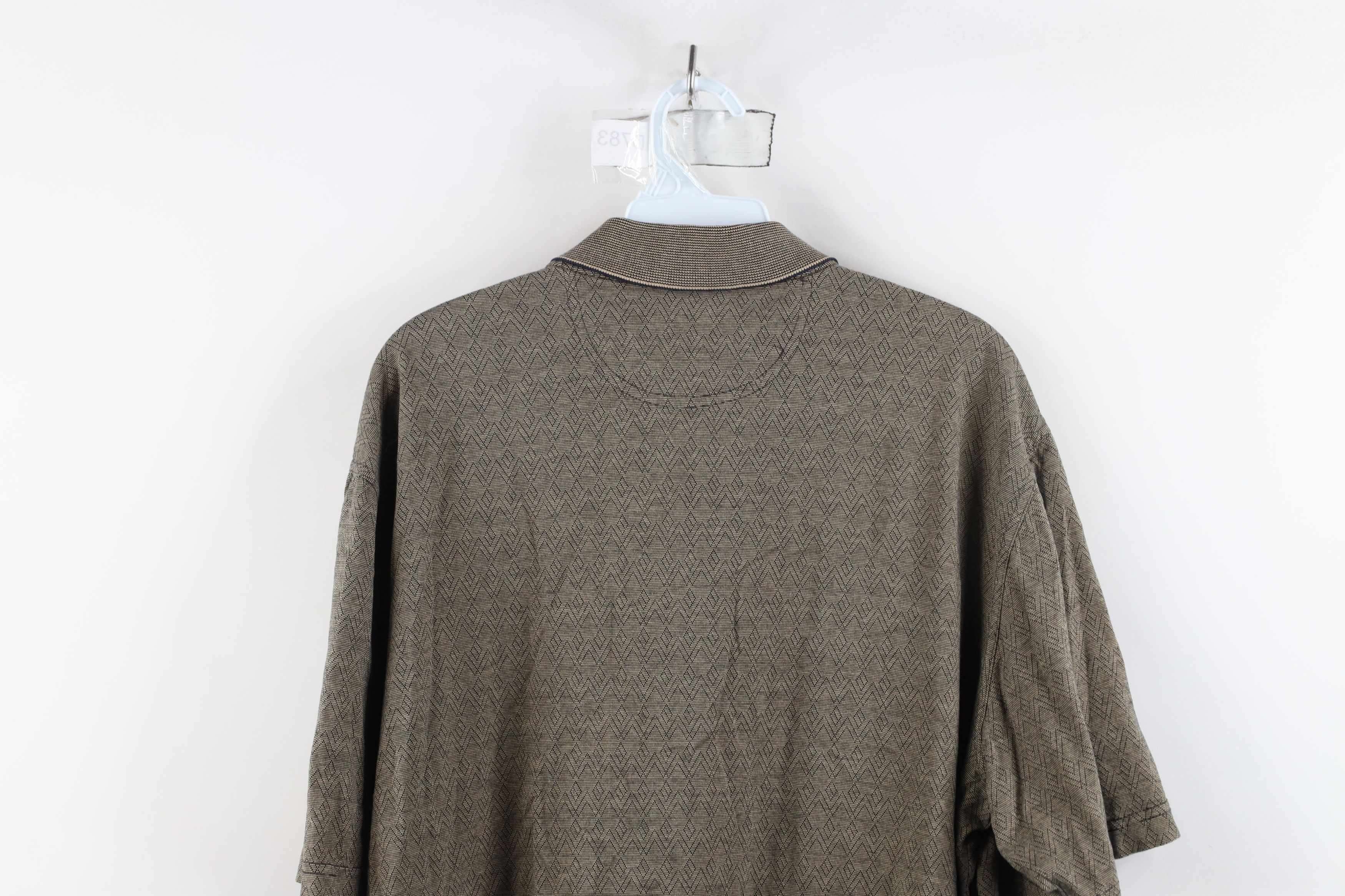 Vintage Vintage 90s Streetwear Diamond Knit Golf Polo Shirt Size US M / EU 48-50 / 2 - 11 Thumbnail