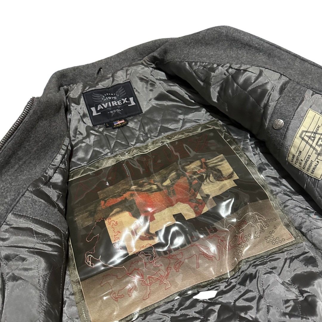 Avirex × Vintage VINTAGE LEATHER JACKET BY AVIREX “STALLIONS” 🐎 Size US L / EU 52-54 / 3 - 3 Thumbnail