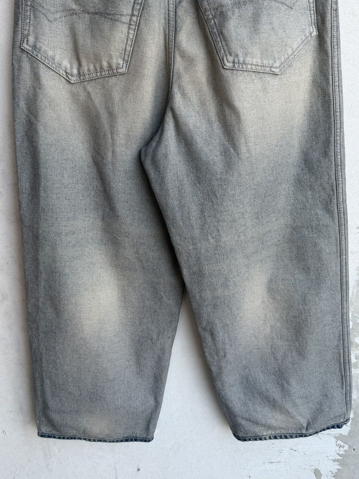 Balenciaga [S] 1590$ Spring24 Inside out blue baggy jeans Size US 30 / EU 46 - 9 Thumbnail