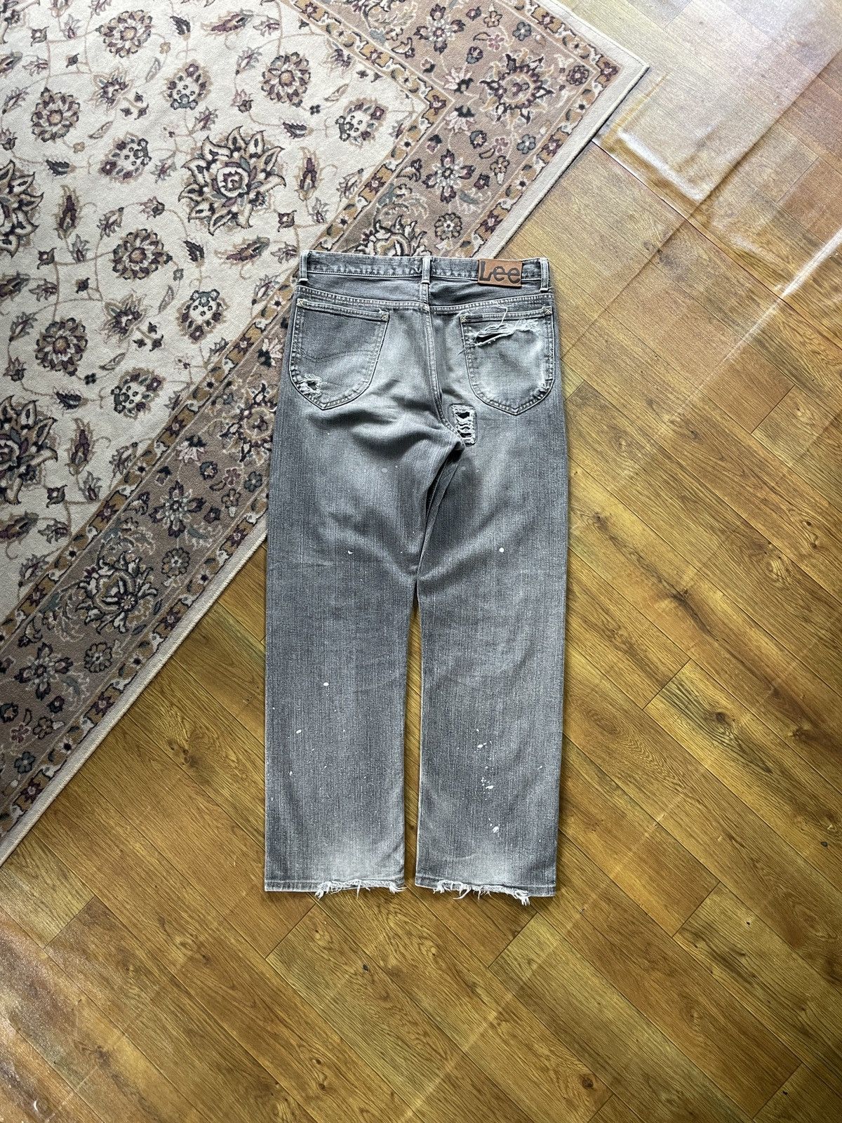 Lee × Vintage Vintage Lee Distressed Denim Size US 33 - 3 Thumbnail