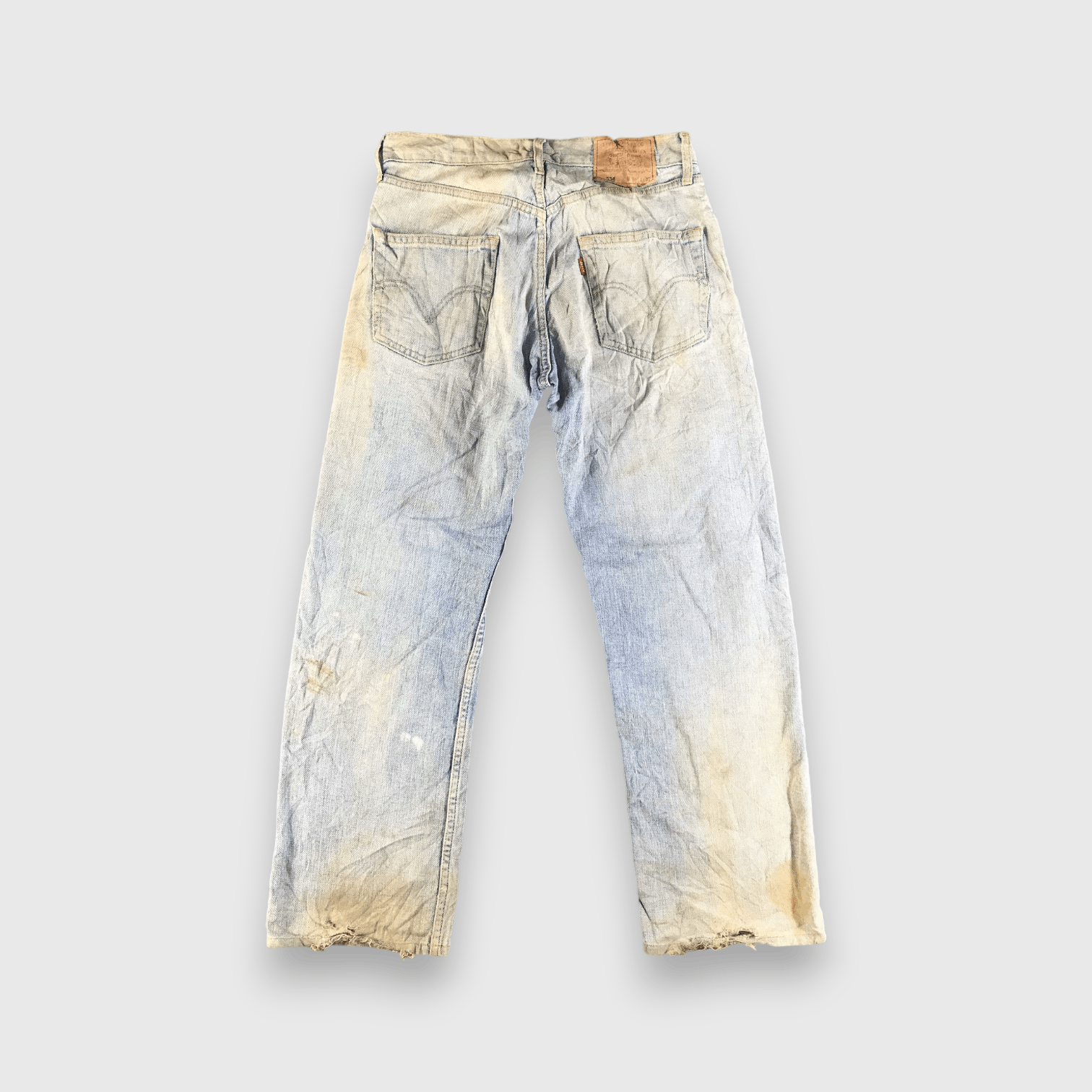 Levi's 90s Vintage Light Wash Levis 534 Jeans-J3937 Size US 32 / EU 48 - 2 Thumbnail