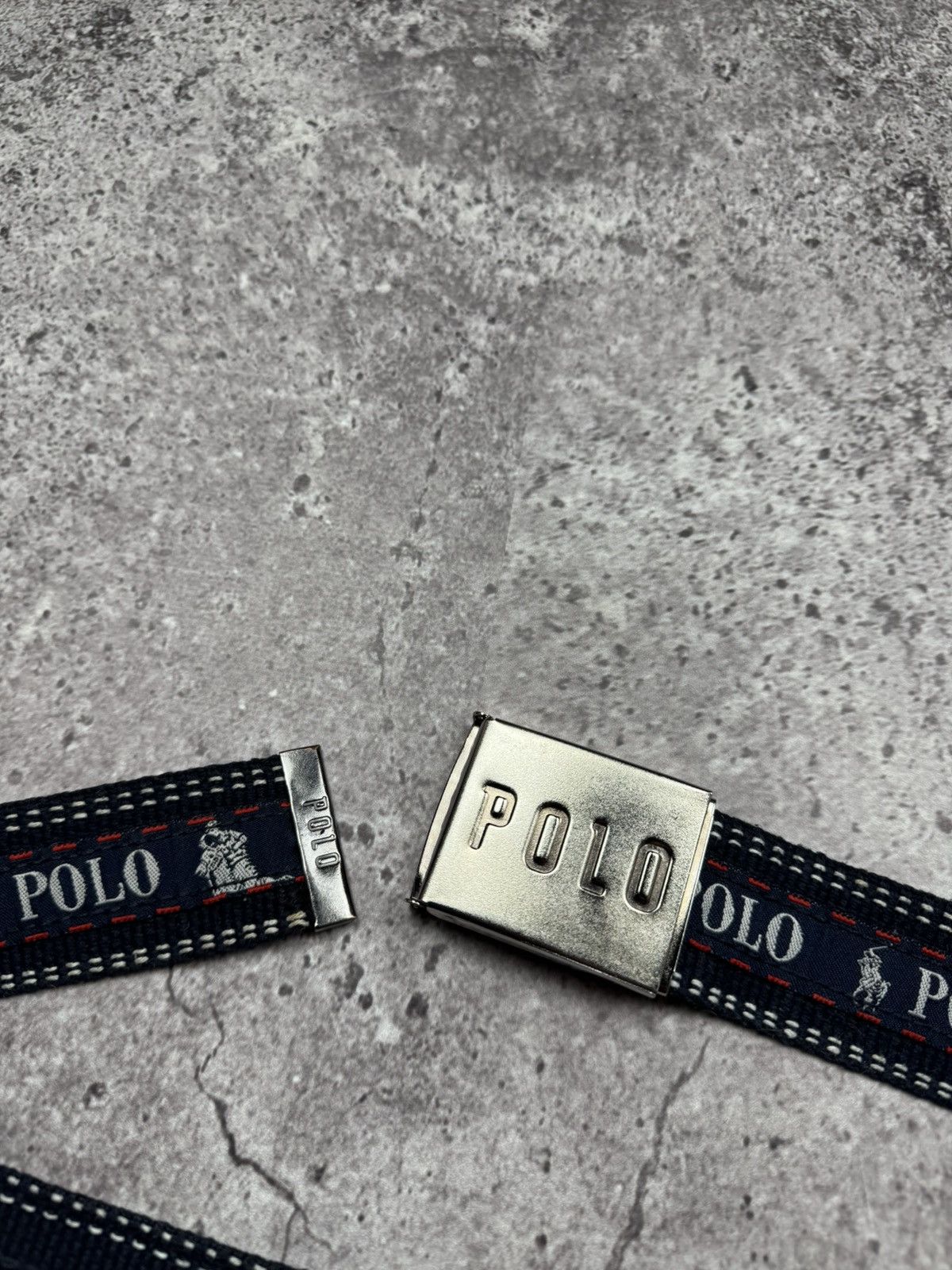 Polo Ralph Lauren Vintage Polo Ralph Lauren Monogram Y2K Big Logo Belt Japan Size ONE SIZE - 4 Thumbnail