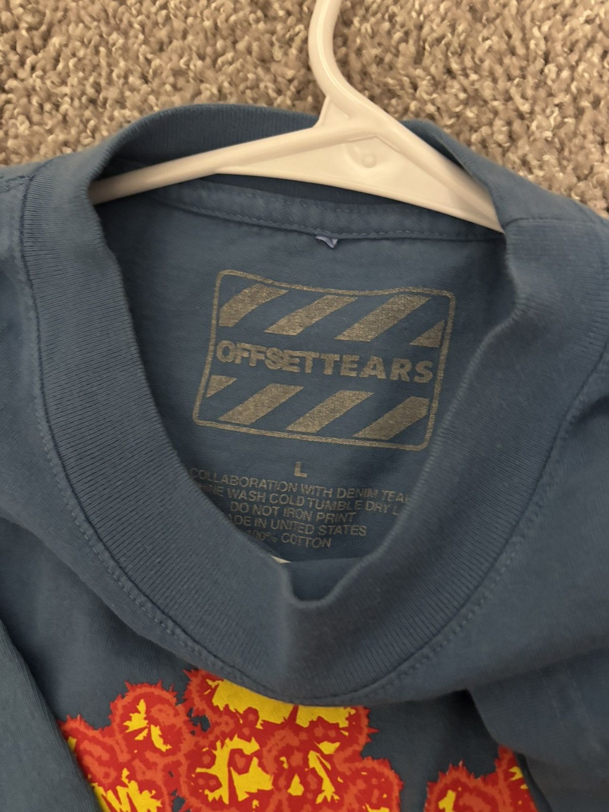 DENIM TEARS Denim tears x offset tee Size US L / EU 52-54 / 3 - 3 Thumbnail