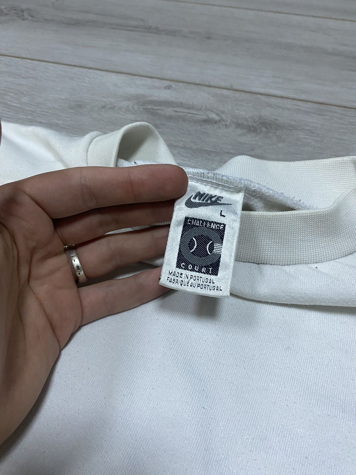 Vintage Rare Vintage 80-90s Nike Challenge Court Sweatshirt Size US L / EU 52-54 / 3 - 8 Thumbnail
