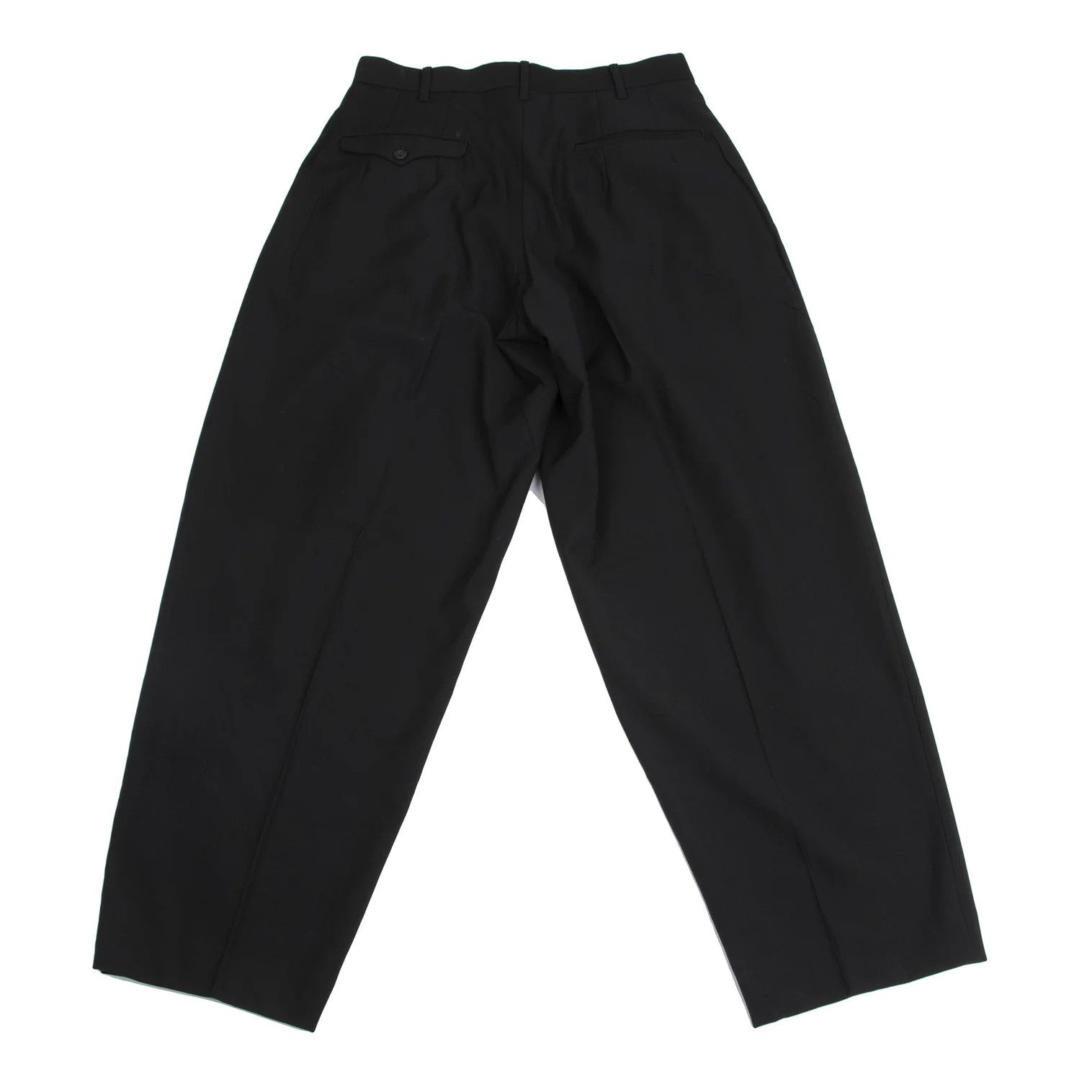 Yohji Yamamoto Yohji Yamamoto Wool Tuck Tapered Pants Size US 34 / EU 50 - 10 Thumbnail