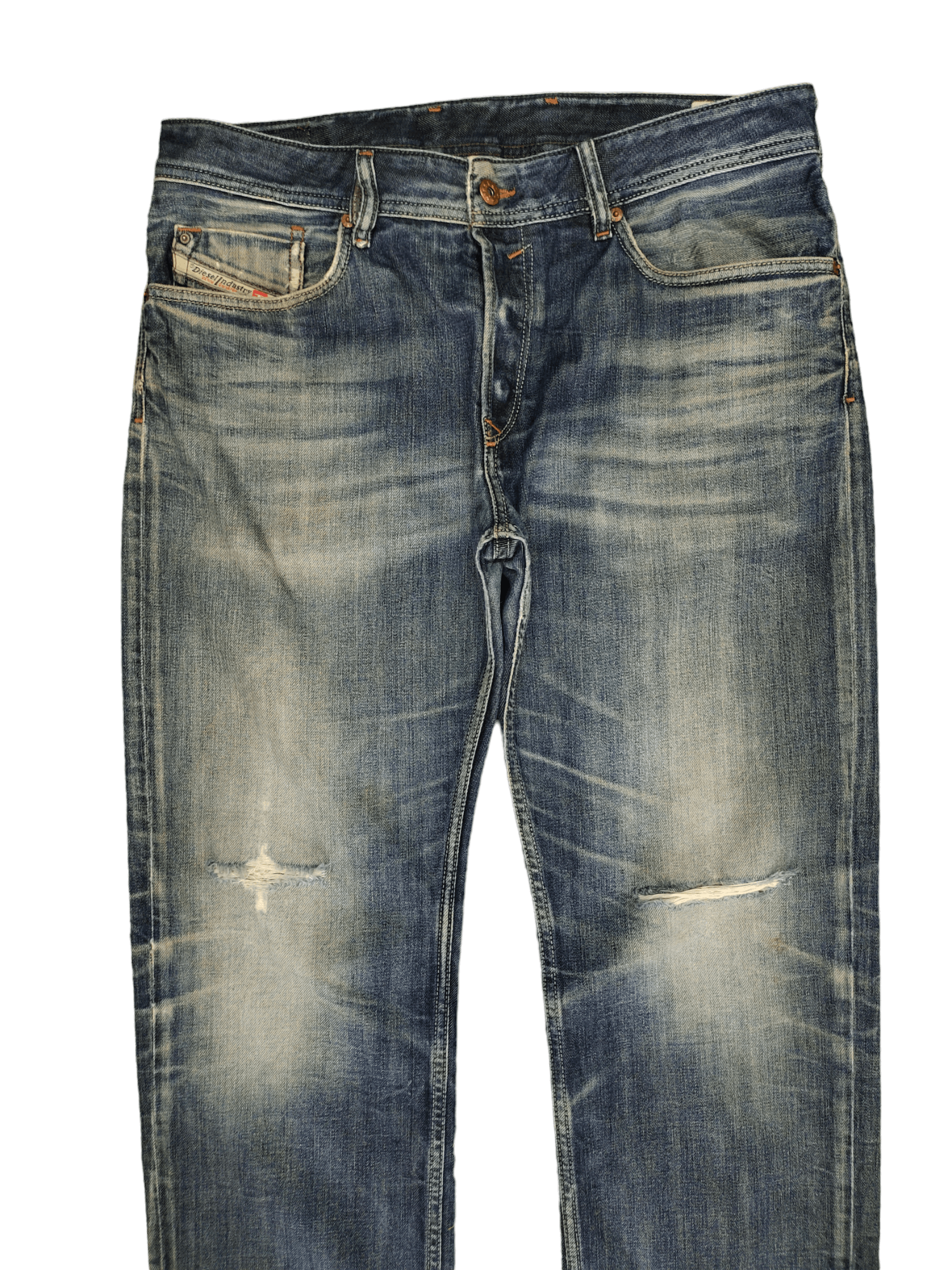 Vintage Y2k Diesel Waykee Distress Faded Regular Straight