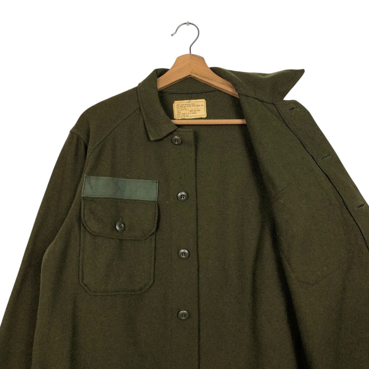 Vintage 🔥VINTAGE WOOL BUTTON CHORE JACKET MILITARY USN Size US S / EU 44-46 / 1 - 14 Thumbnail