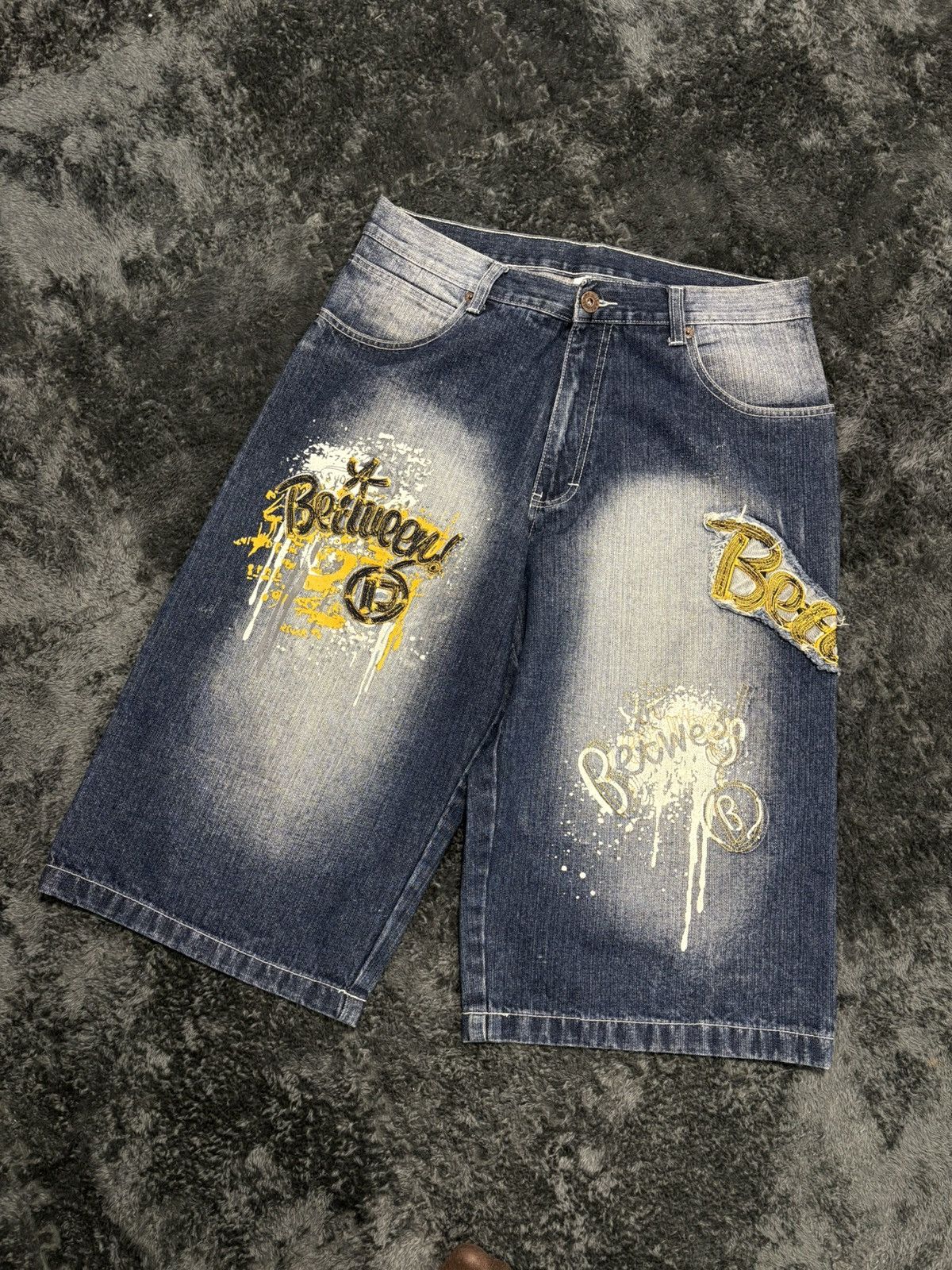 JNCO Vintage Between Jnco Style Karl Kani Baggy Shorts Size US 36 / EU 52 - 1 Thumbnail