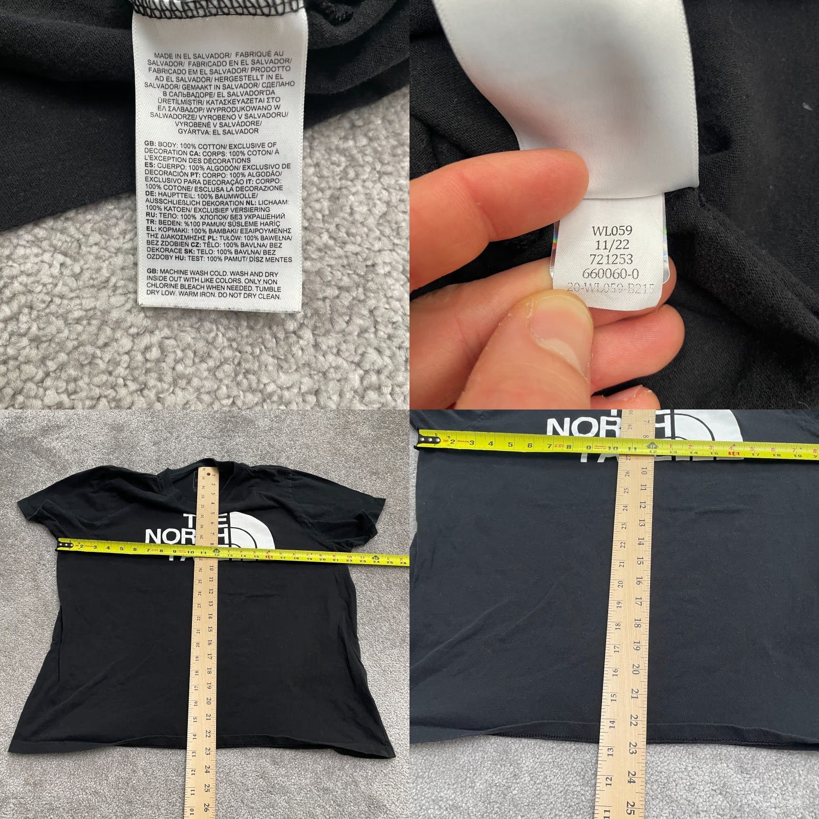 The North Face The North Face Shirt XL Black Graphic Tee Casual Womens Size XL / US 12-14 / IT 48-50 - 8 Thumbnail