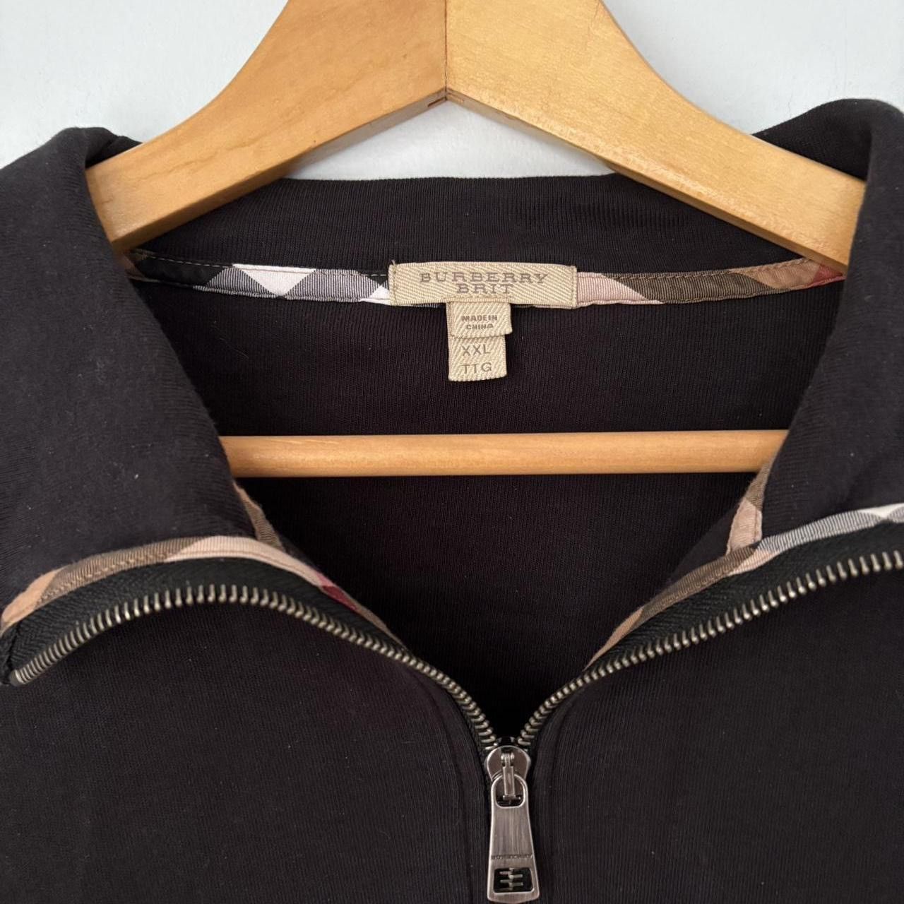 Burberry Burberry Brit mens quarterzip classic plaid detailing Size US XXL / EU 58 / 5 - 1 Thumbnail