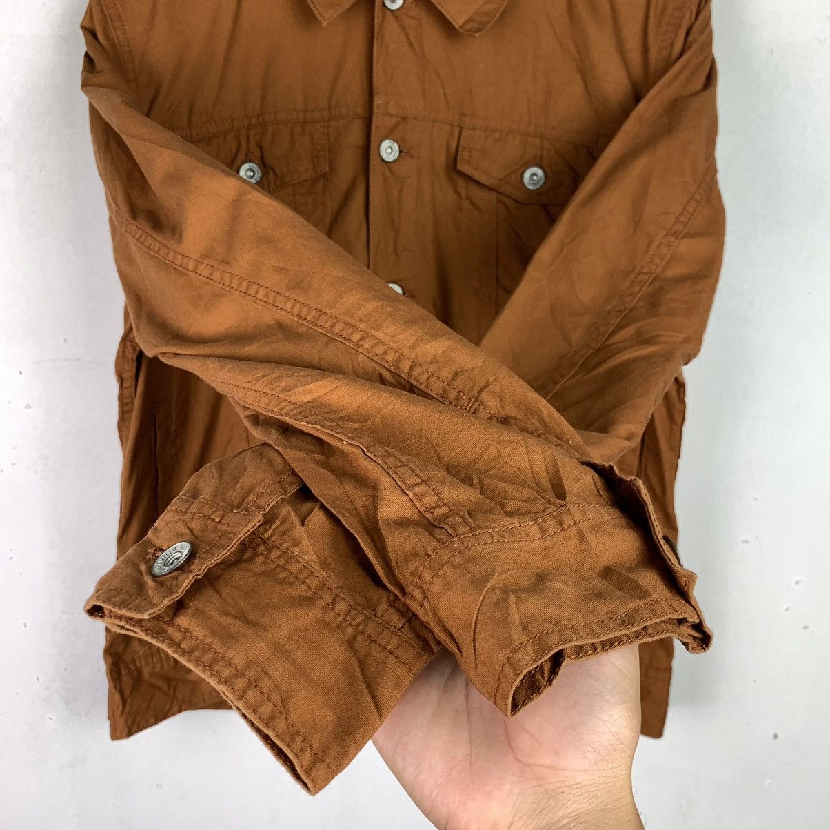 Japanese Brand × Vintage Vintage Japanese Brand Button Up Hooded Jacket Size US L / EU 52-54 / 3 - 7 Thumbnail