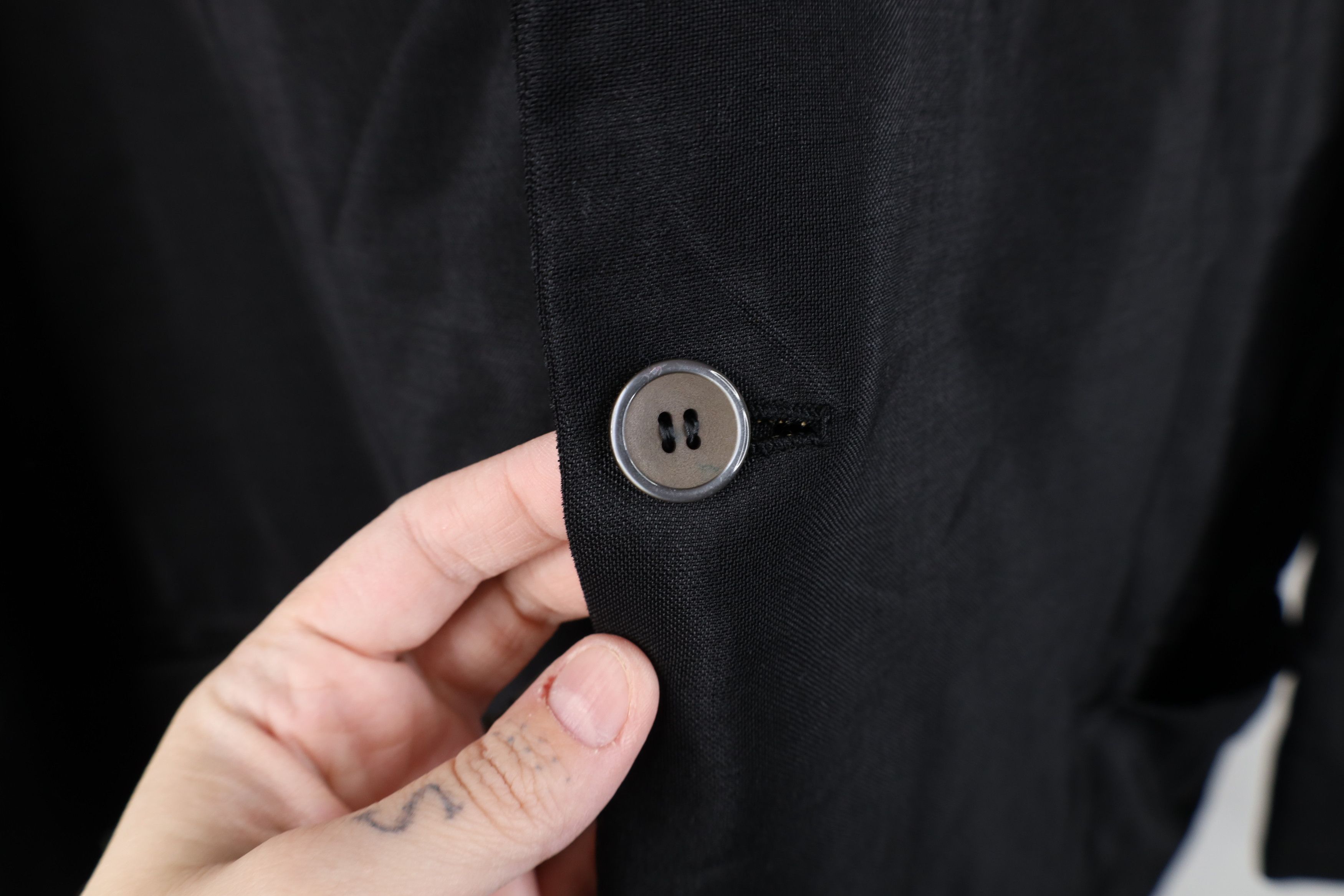 Vintage Vintage 50s 60s Rockabilly Gabardine Suit Blazer Jacket Size US XL / EU 56 / 4 - 4 Thumbnail