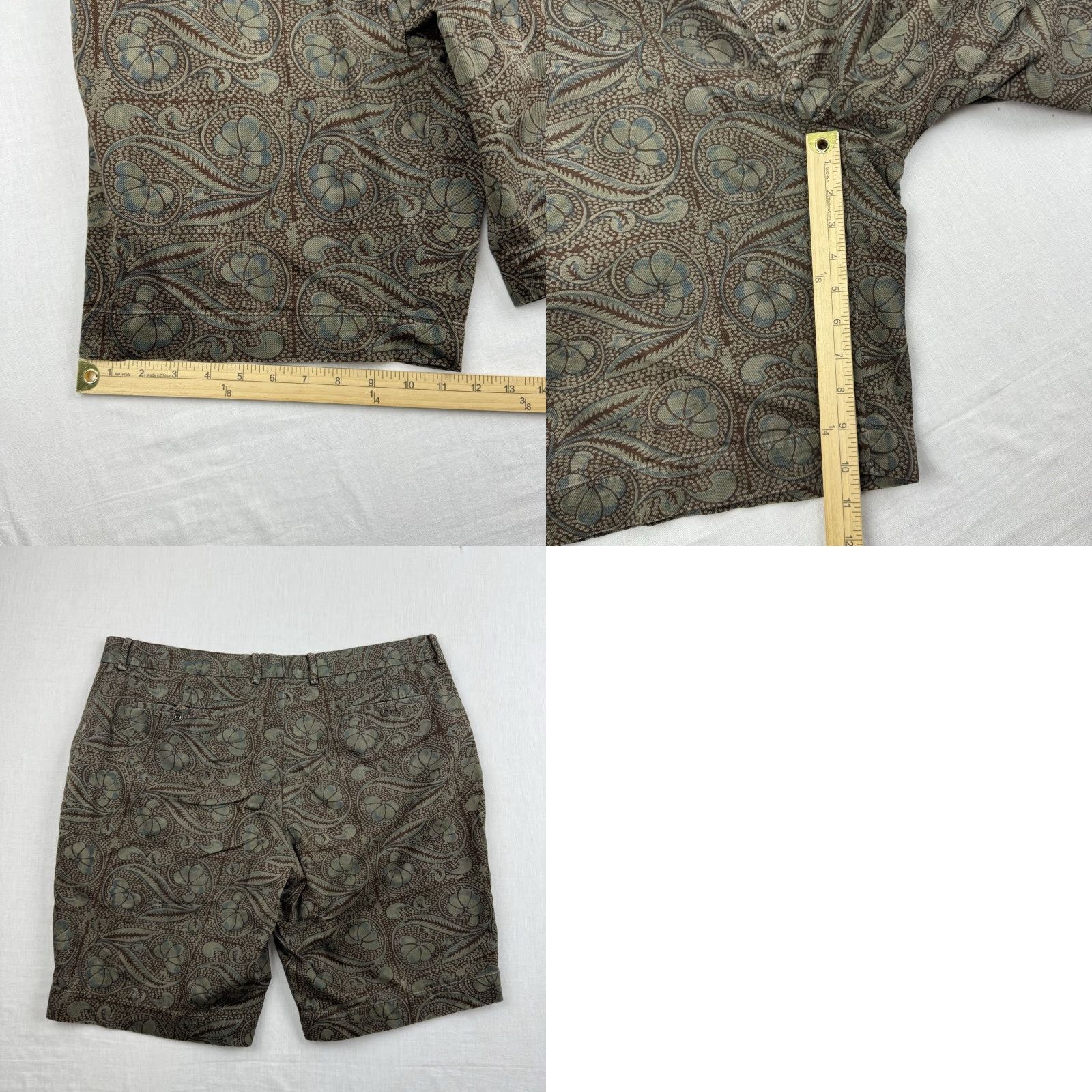 Polo Ralph Lauren VINTAGE Polo Ralph Lauren Shorts Men's Regular Fit 38 Green Chino 90s Preppy Dress Golf Size US M / EU 48-50 / 2 - 8 Thumbnail