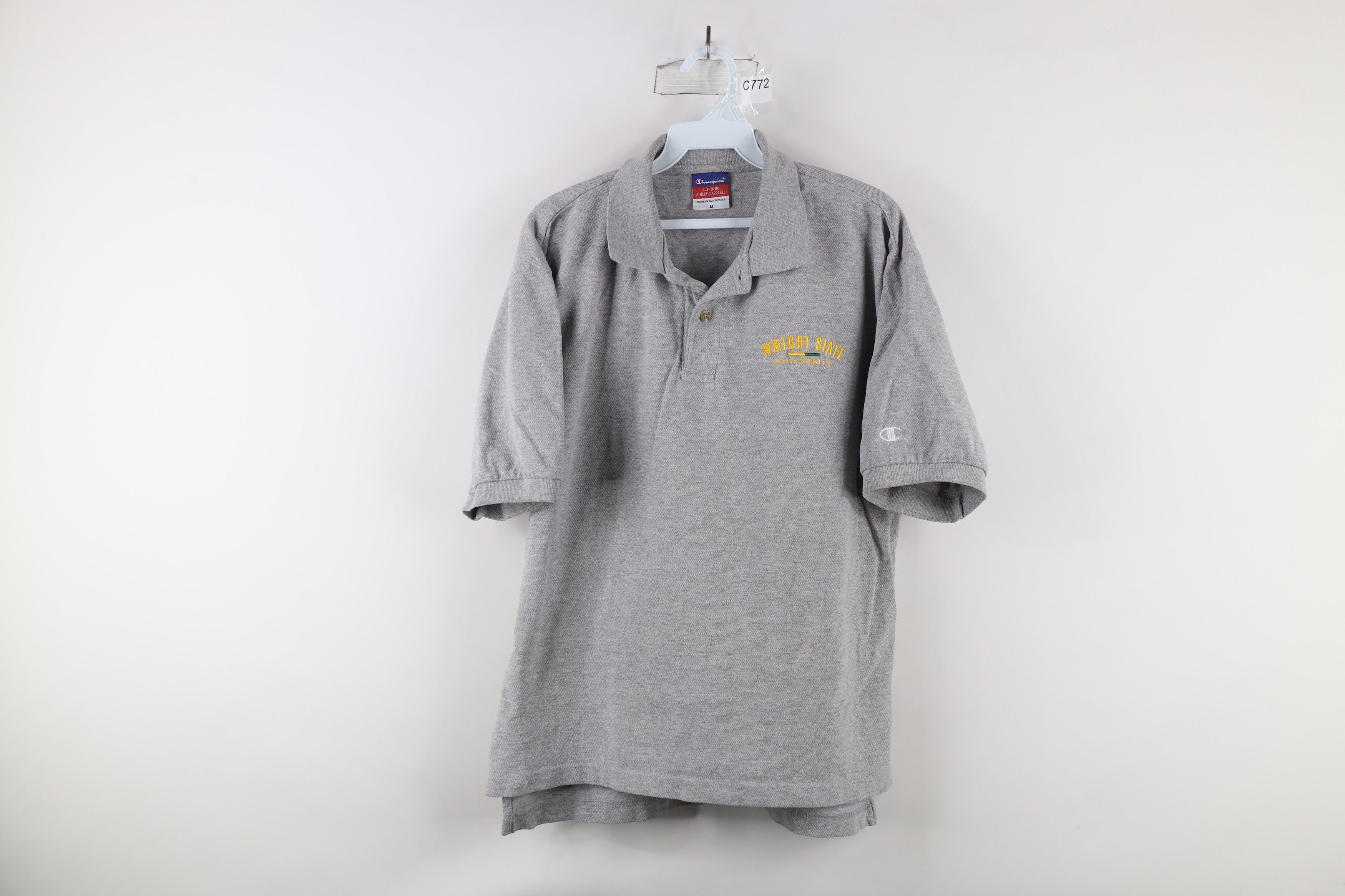 Champion × Vintage Vintage 90s Champion Wright State University Polo Shirt Size US M / EU 48-50 / 2 - 1 Thumbnail