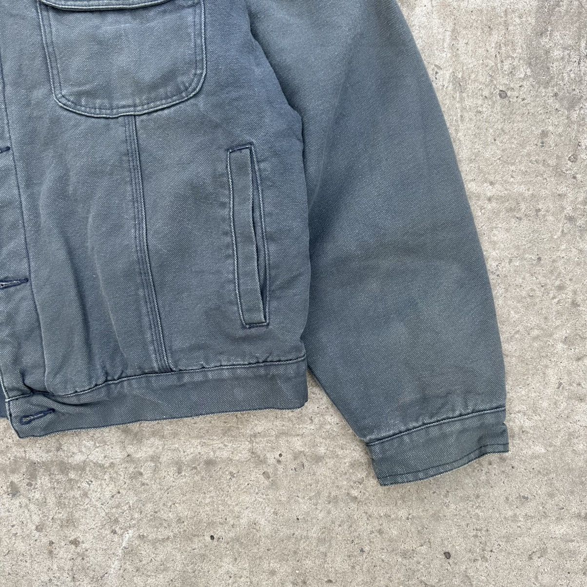 Designer × Japanese Brand Vintage Japanese Style Warm Denim Jacket Bomber Crazy Fit Size US XL / EU 56 / 4 - 5 Thumbnail