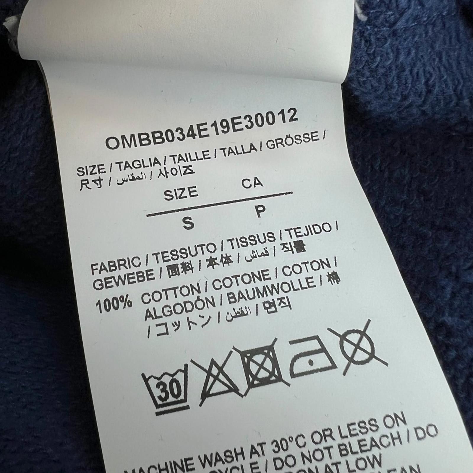 Off-White Off-White Skeletons Blue Hoodie Size US S / EU 44-46 / 1 - 4 Thumbnail