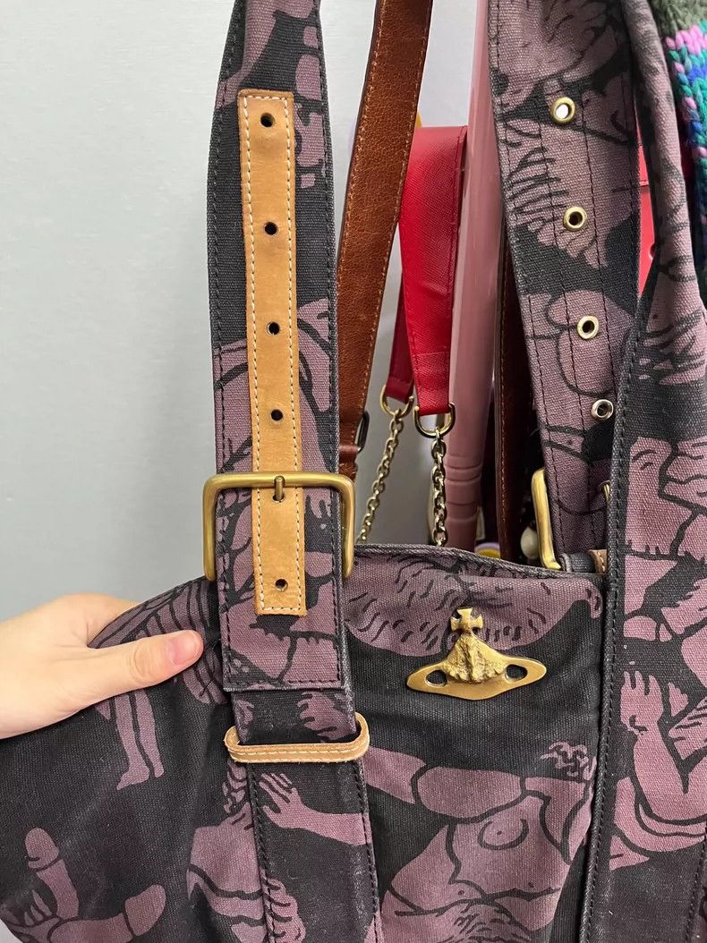 Vivienne Westwood Vivienne Westwood size os Kenyan Series Handmade Bag Size ONE SIZE - 3 Thumbnail