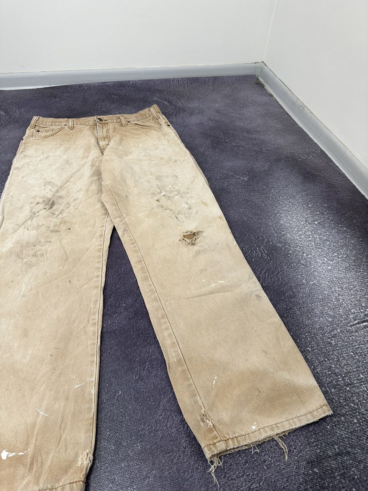 Dickies Vintage Dickies Faded Carpenter Baggy USA Opium Work Pants Size US 36 / EU 52 - 12 Thumbnail
