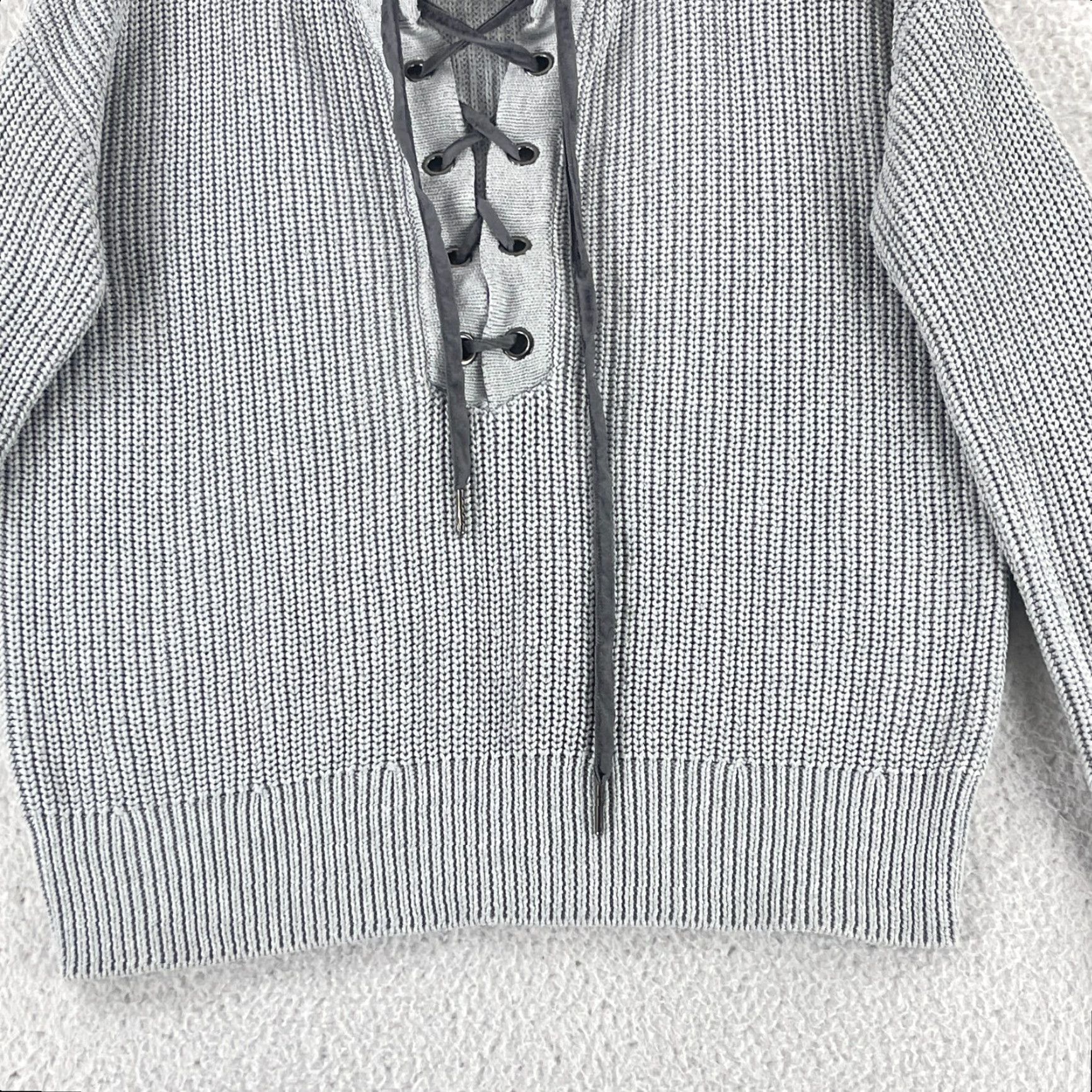 Rails Rails Sweater Womens Small Gray Long Sleeve Pullover Heavy Knit Vintage? Size S / US 4 / IT 40 - 5 Thumbnail
