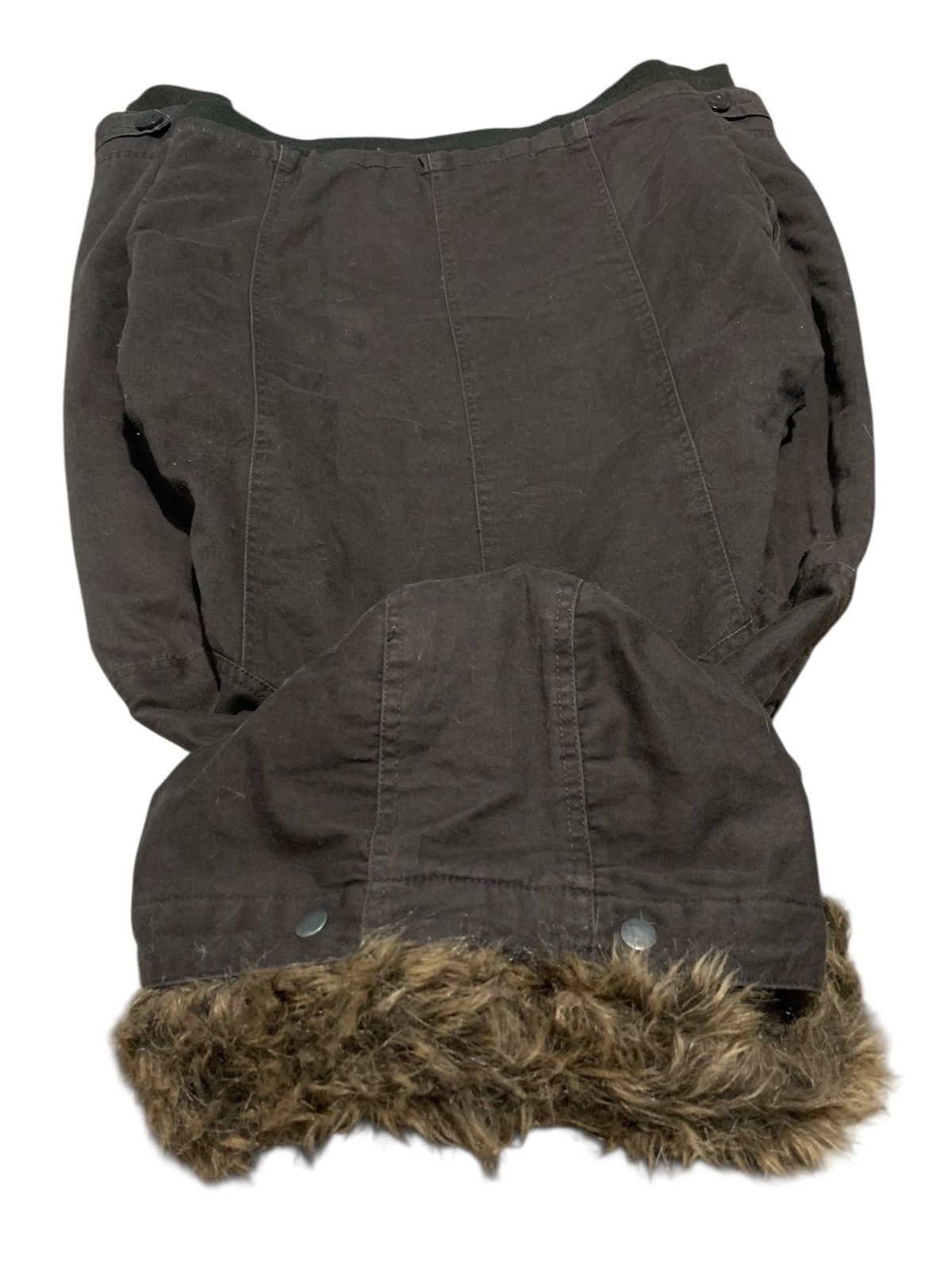 If Six Was Nine 2000s In The Attic multipocket fur hoodie canvas jacket Size US M / EU 48-50 / 2 - 14 Thumbnail
