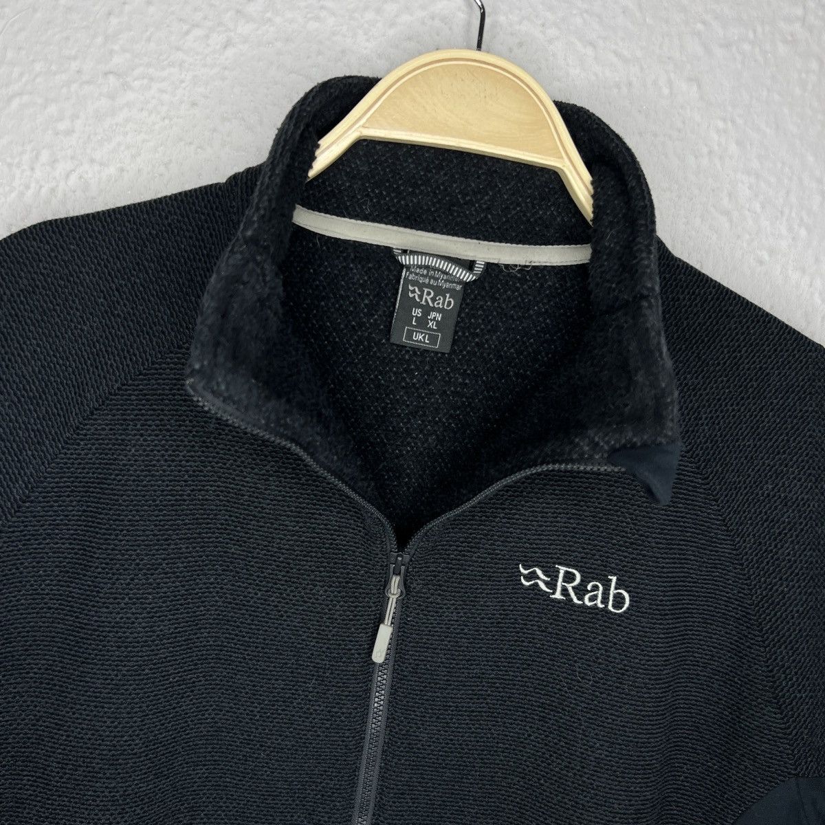 Rab Rab Sweatshirt pull-on fleece 1/2 zip Black Logo Size US L / EU 52-54 / 3 - 4 Thumbnail