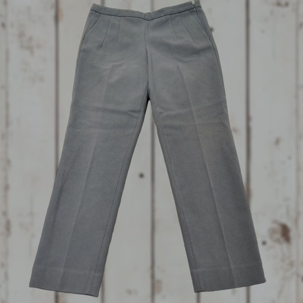 J.Crew VINTAGE J.Crew Pants Women’s Size 4 Gray Side Zip Ankle Dress Slacks Zipper Pockets... Size 27" / US 4 / IT 40 - 1 Thumbnail