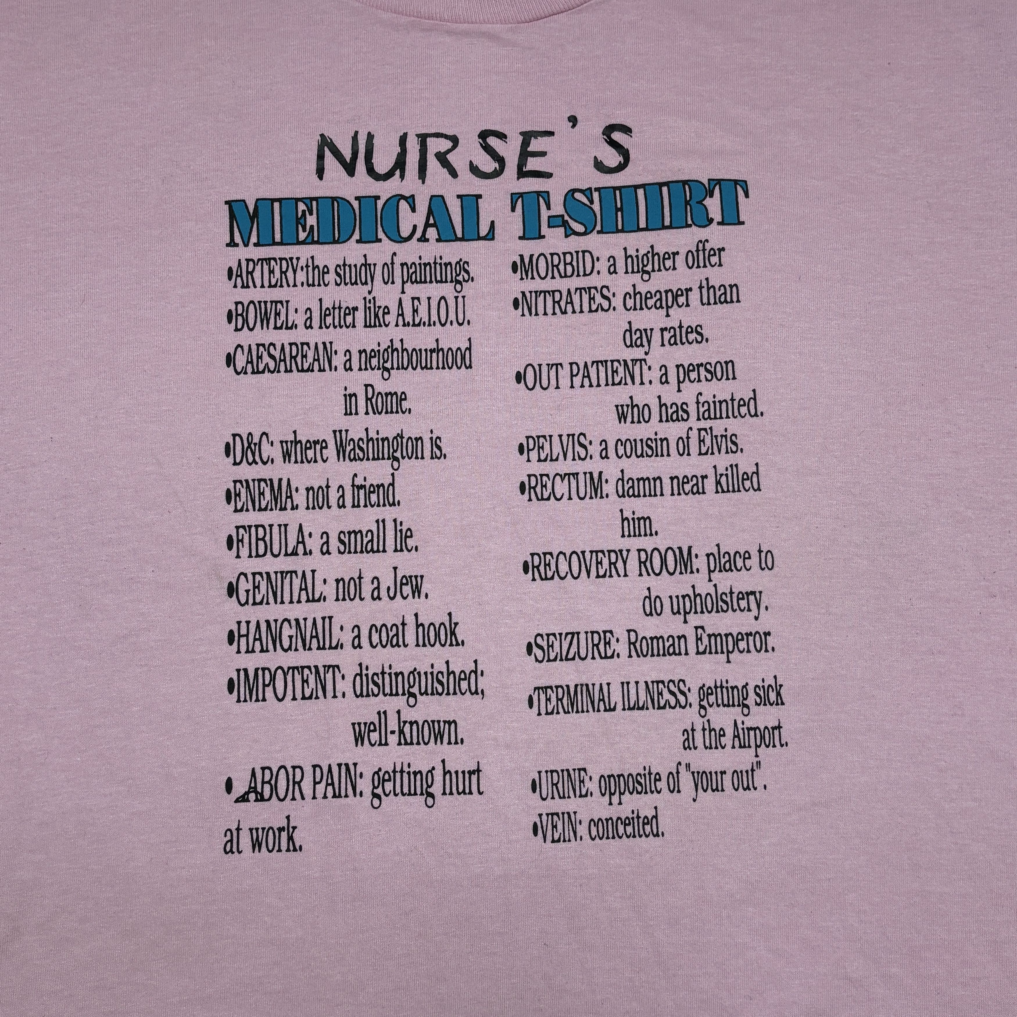 Vintage Vintage 90s T Shirt Single Stitch Screen Stars Humor Funny Size US XL / EU 56 / 4 - 4 Thumbnail